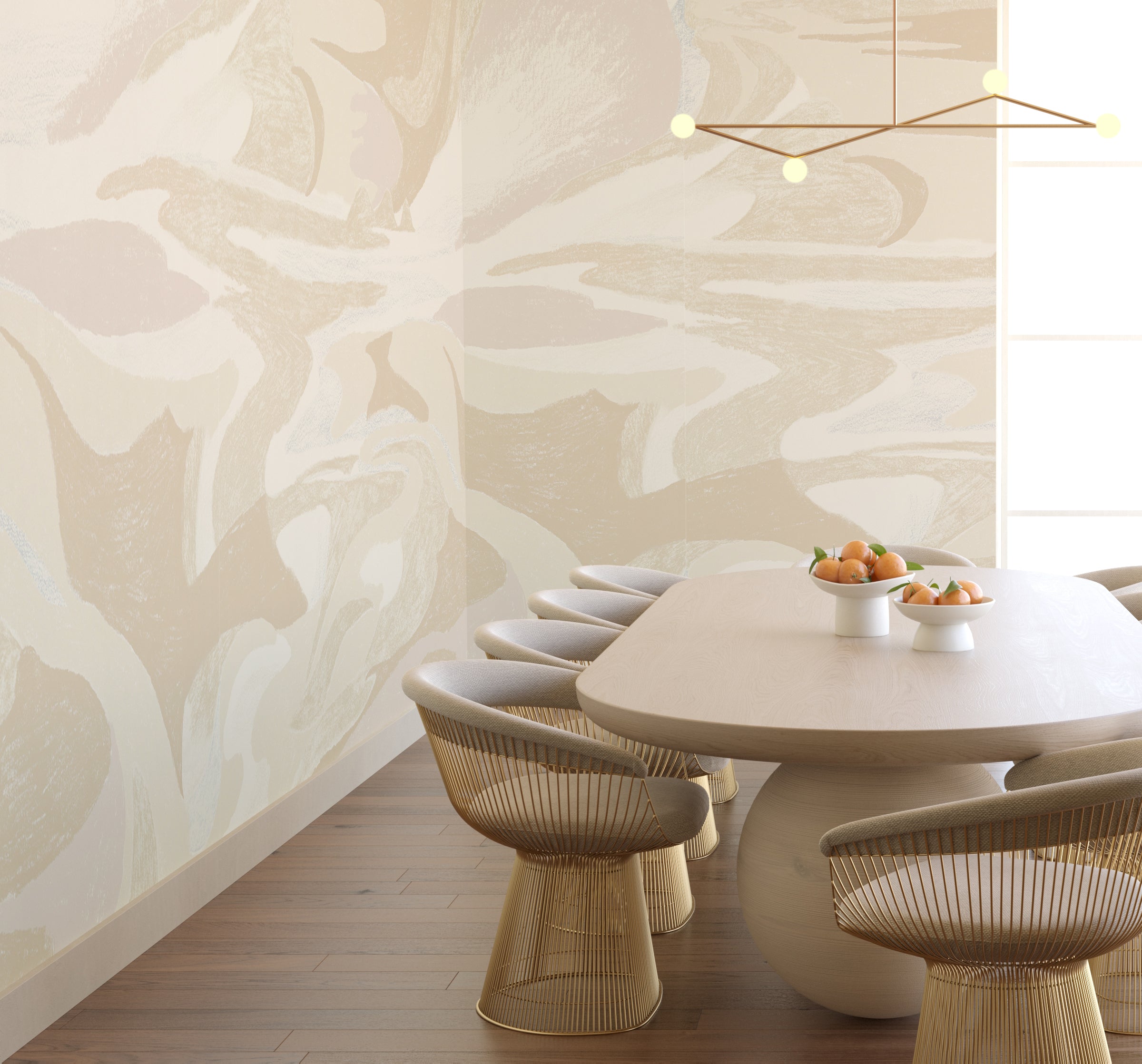 American Landscape© Mural Wallpaper in creme