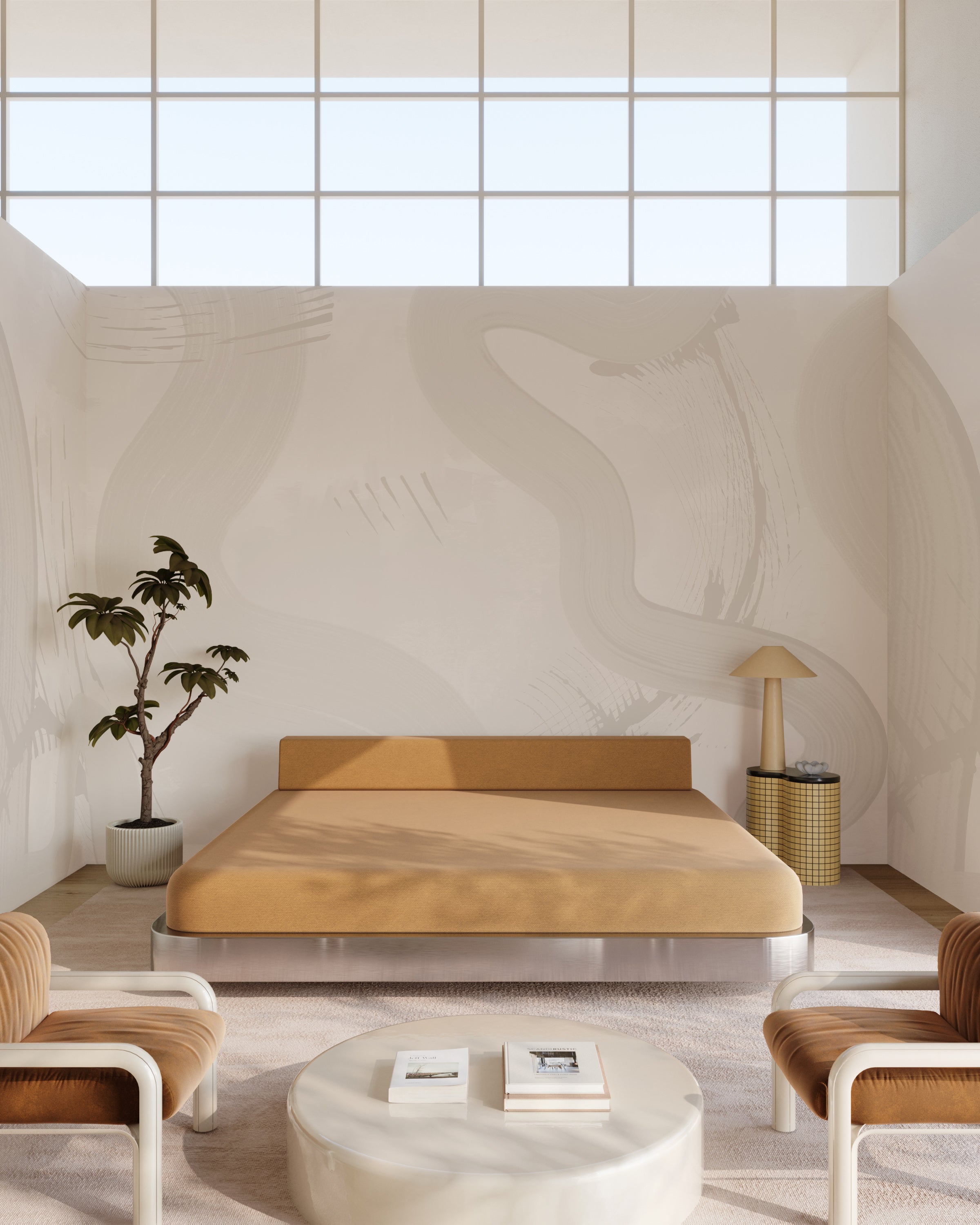 Untamed© Mural Wallpaper in Cobble