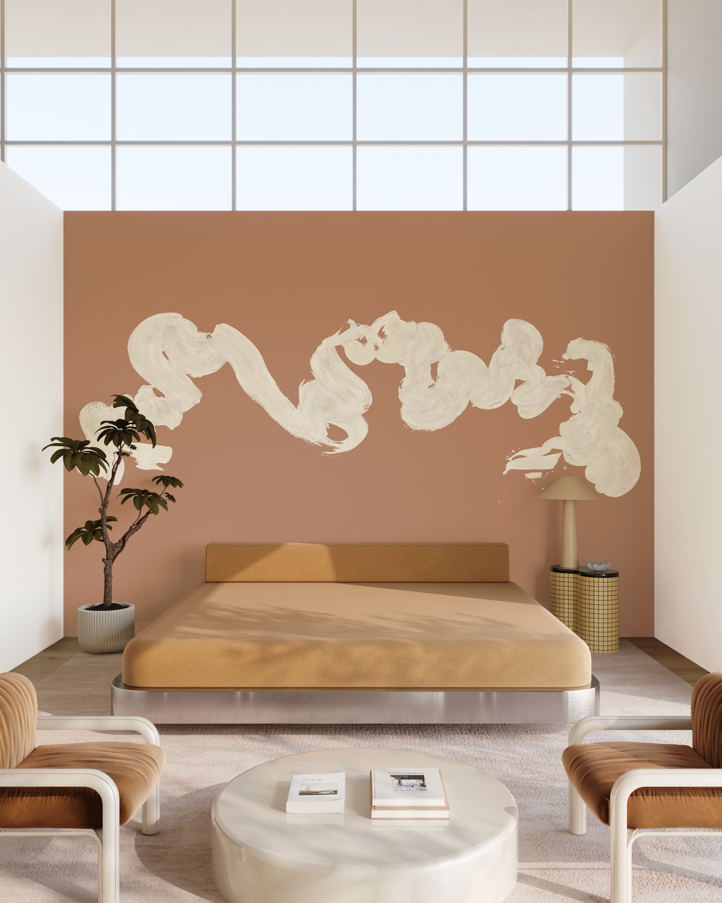 Abstract Art© Mural Wallpaper in Coco