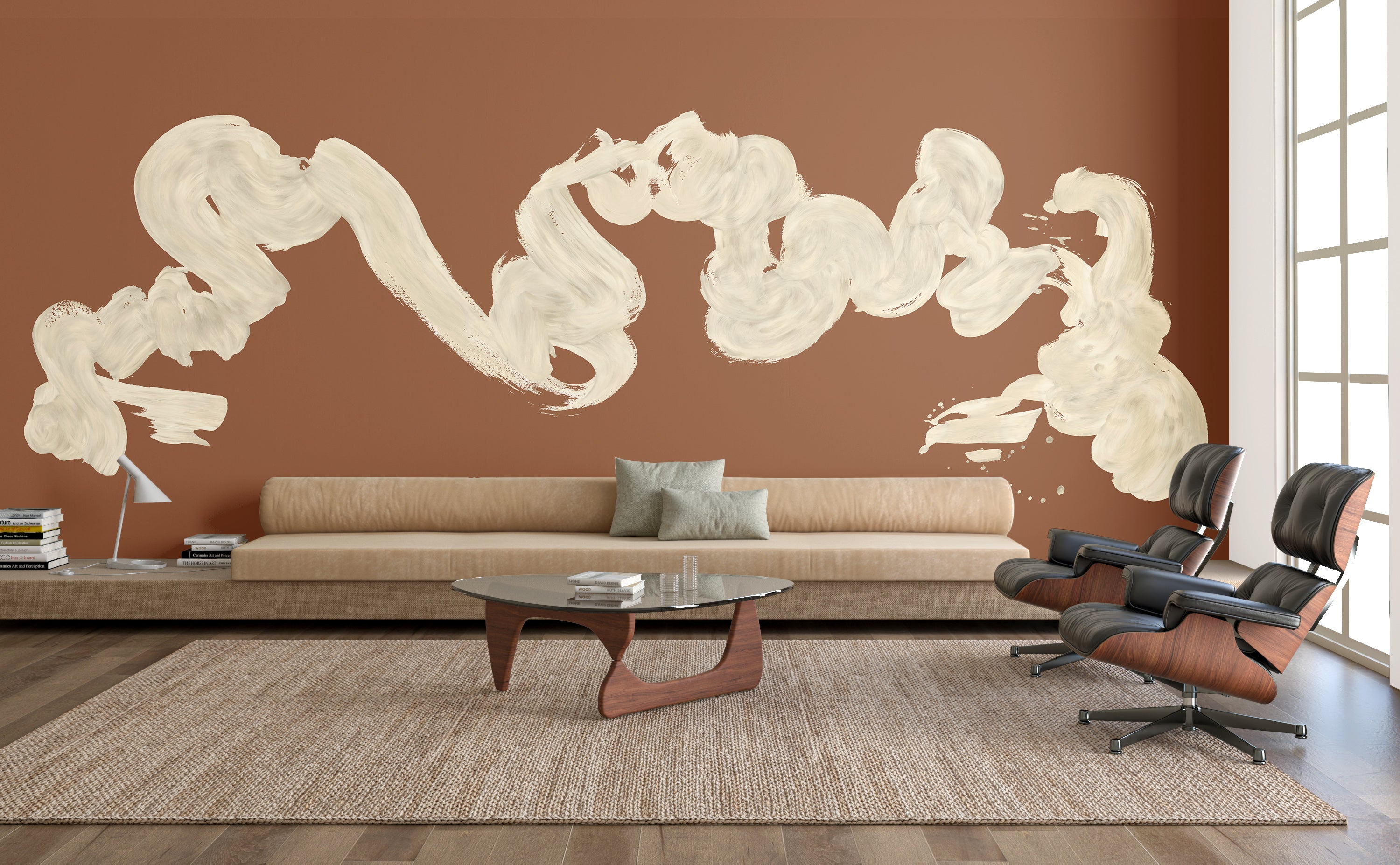 Abstract Art© Mural Wallpaper in Coco