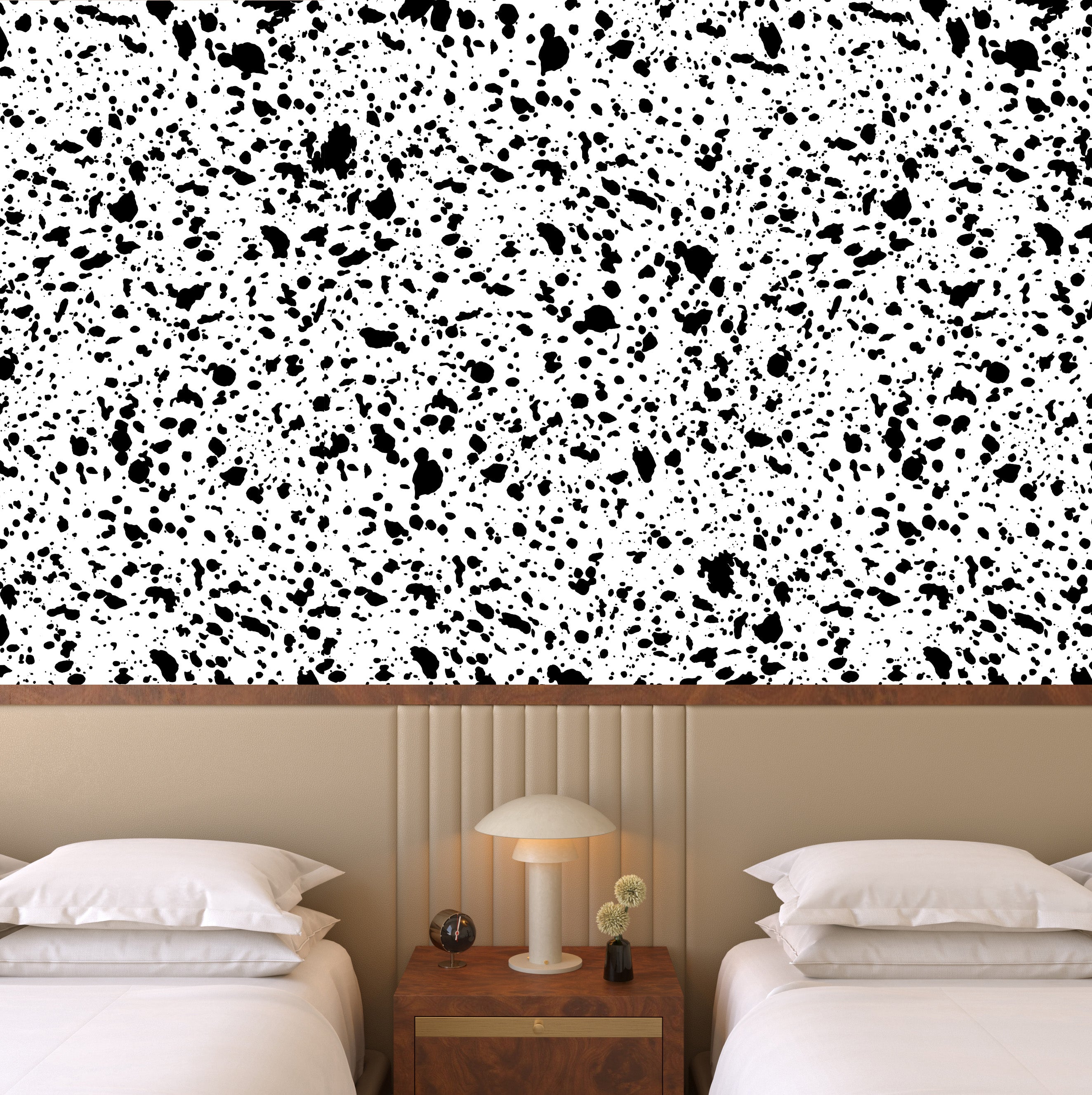 Appaloosa© Mural Wallpaper in Black + White