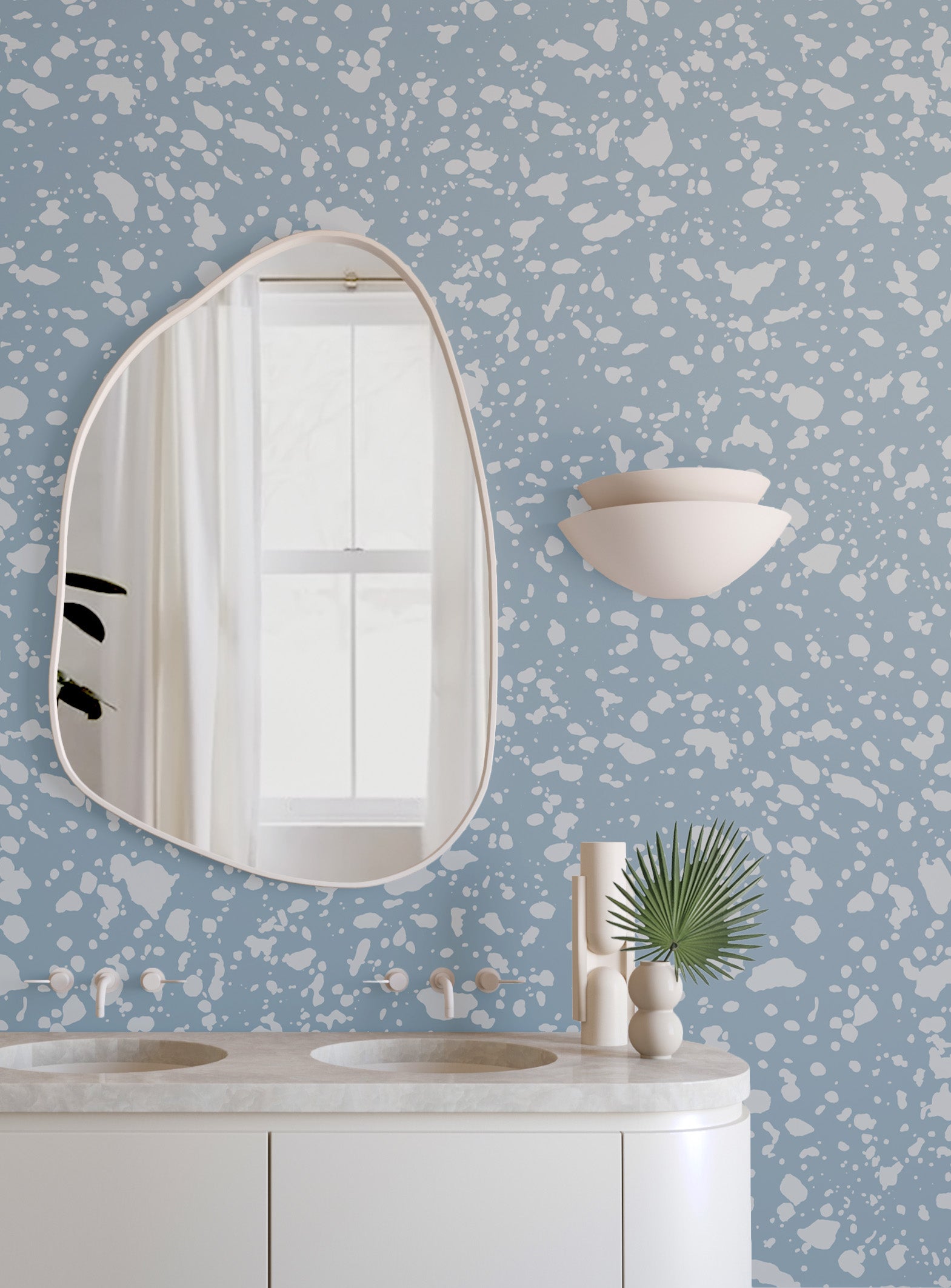 Appaloosa© Mural Wallpaper in Cornflower