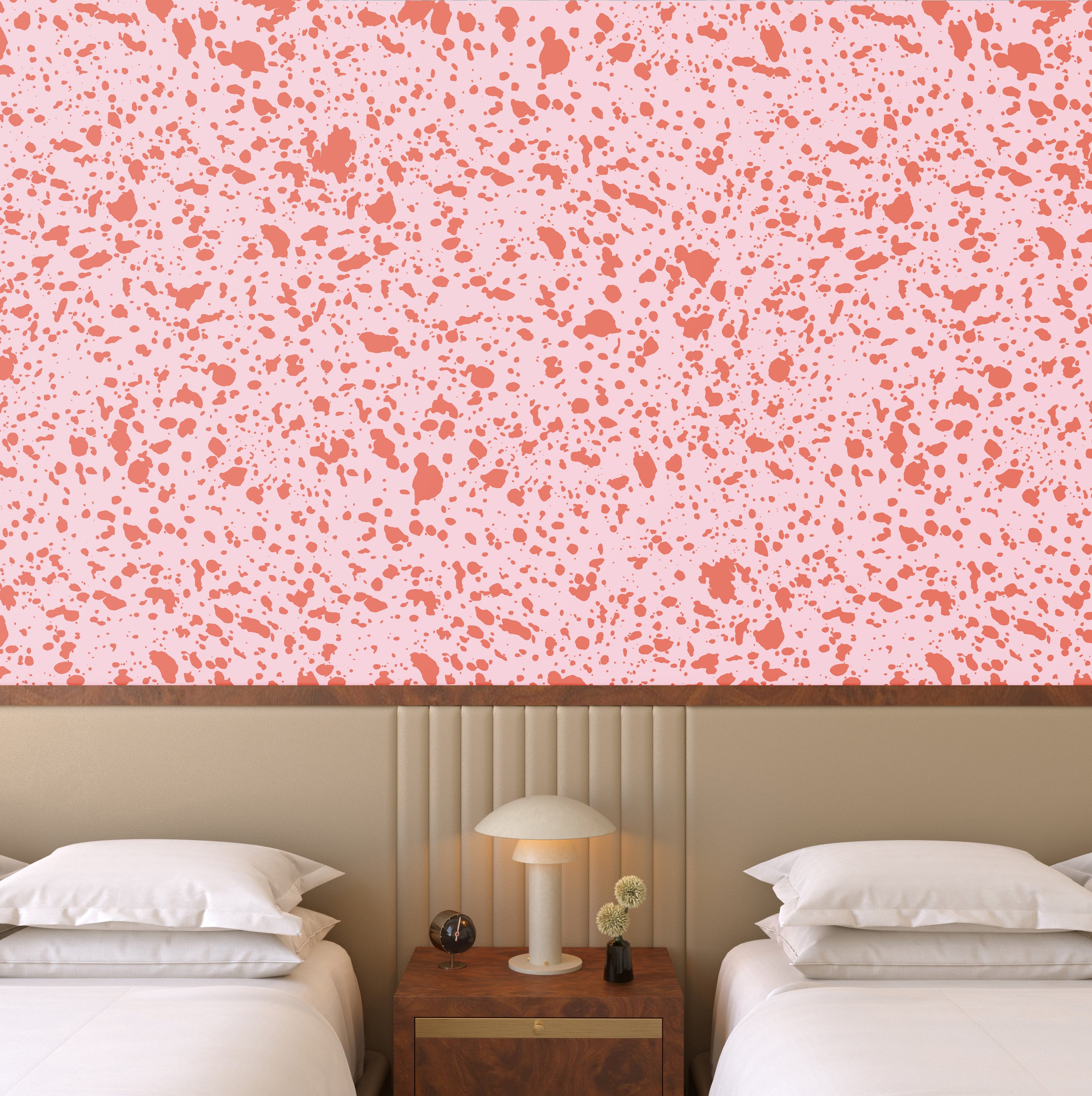 Appaloosa© Mural Wallpaper in Hollyhock