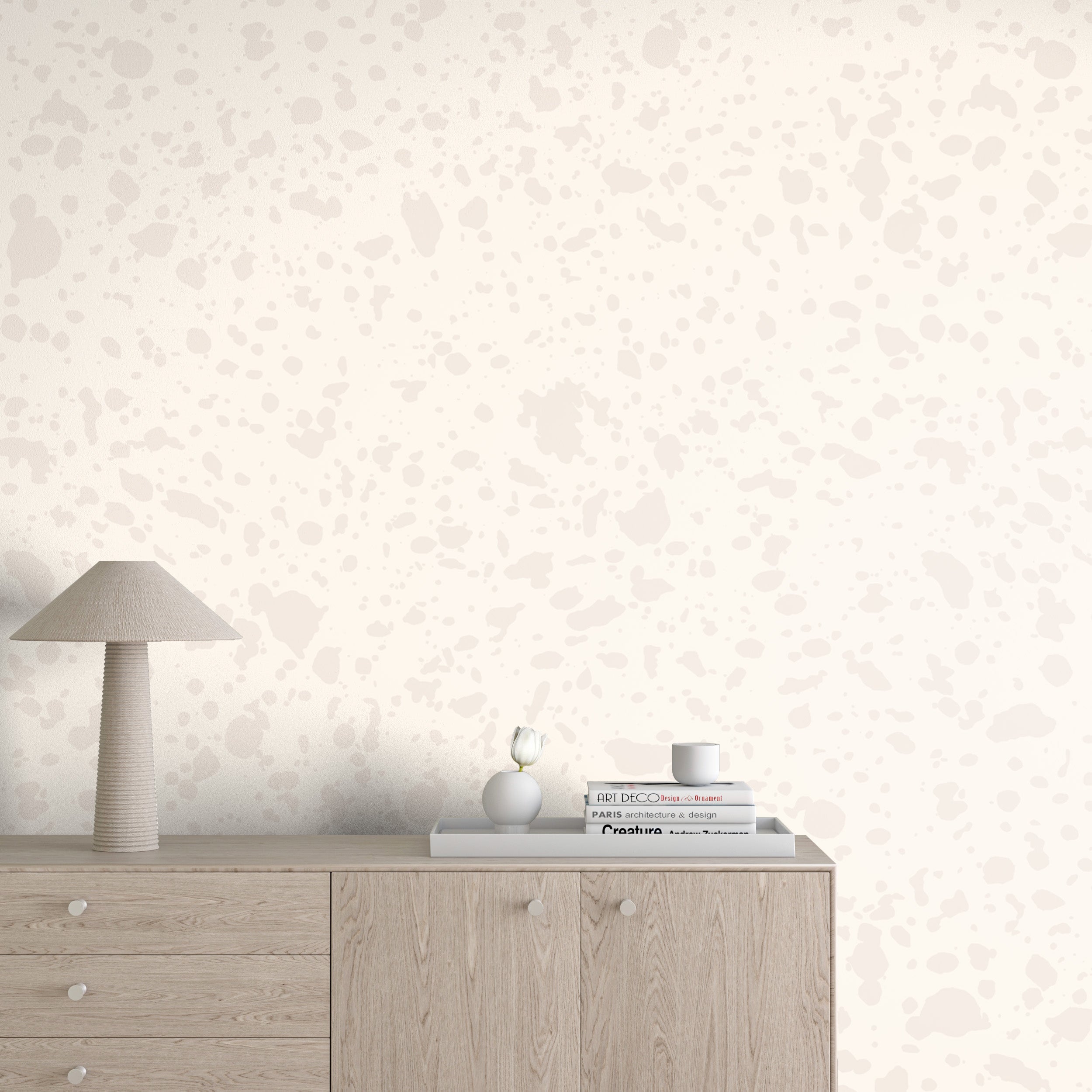 Appaloosa© Mural Wallpaper in Milk