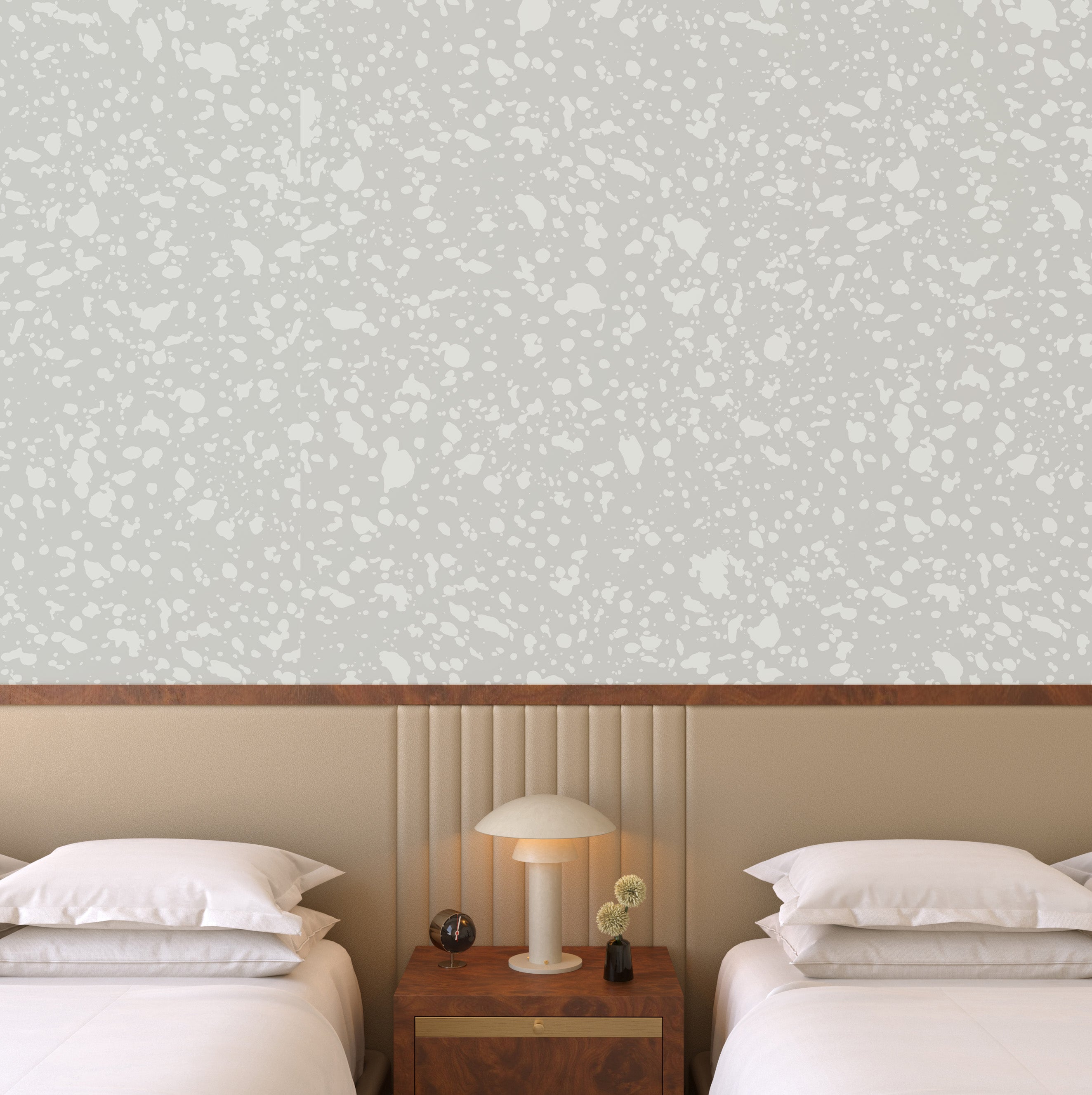 Appaloosa© Mural Wallpaper in Sky Grey