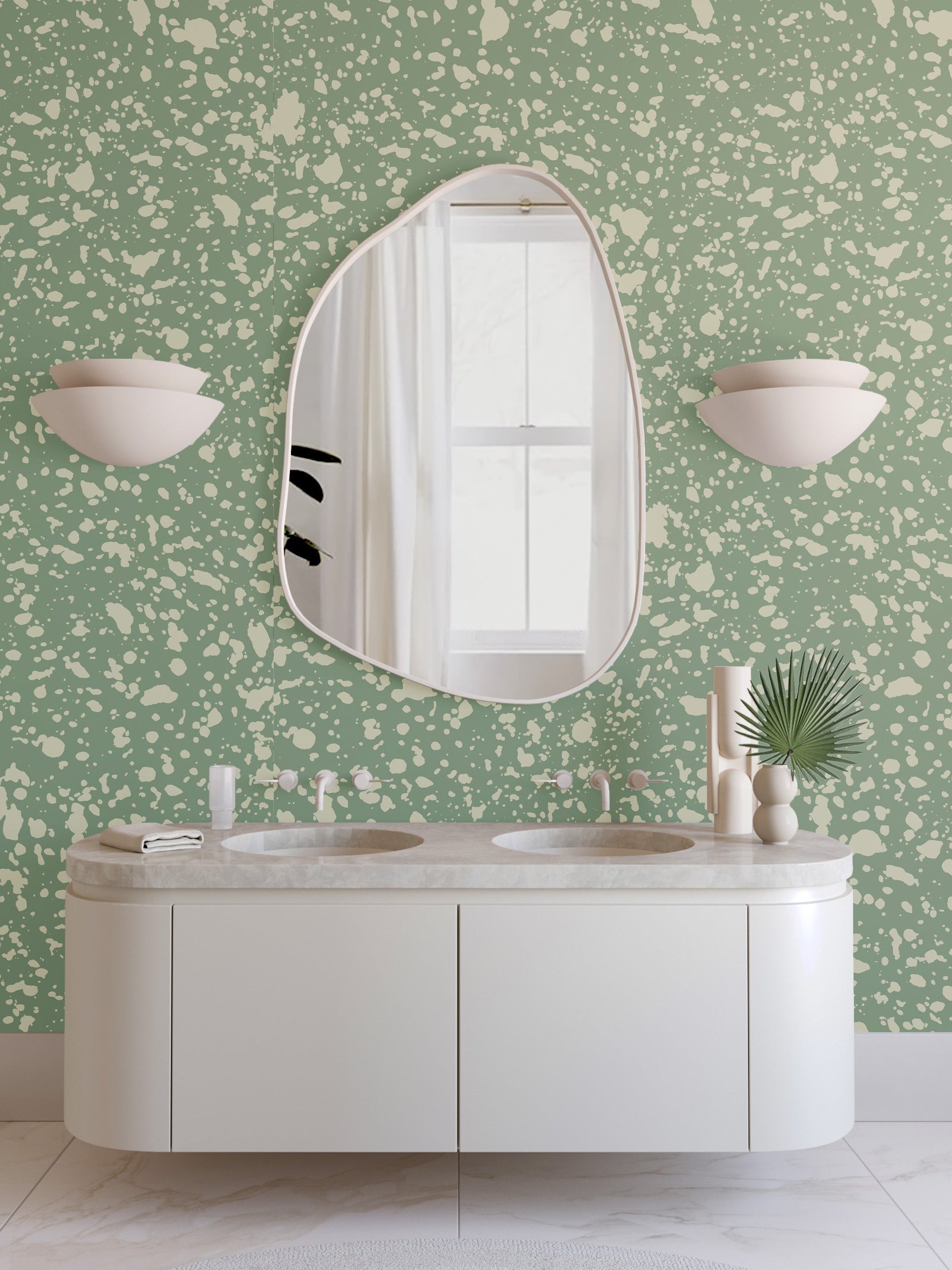 Appaloosa© Mural Wallpaper in Aloe