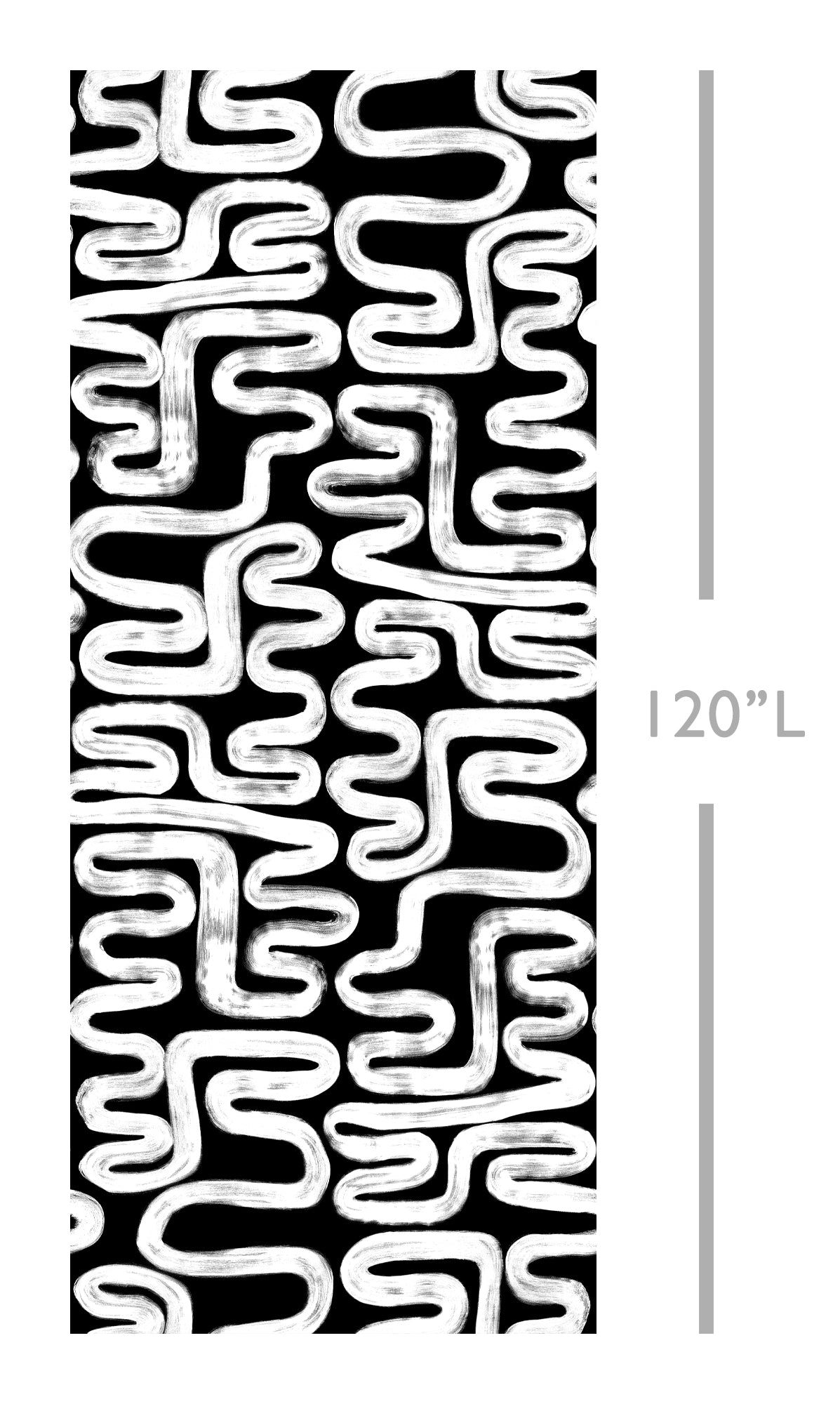 Azteca© Wallpaper in Charcoal black