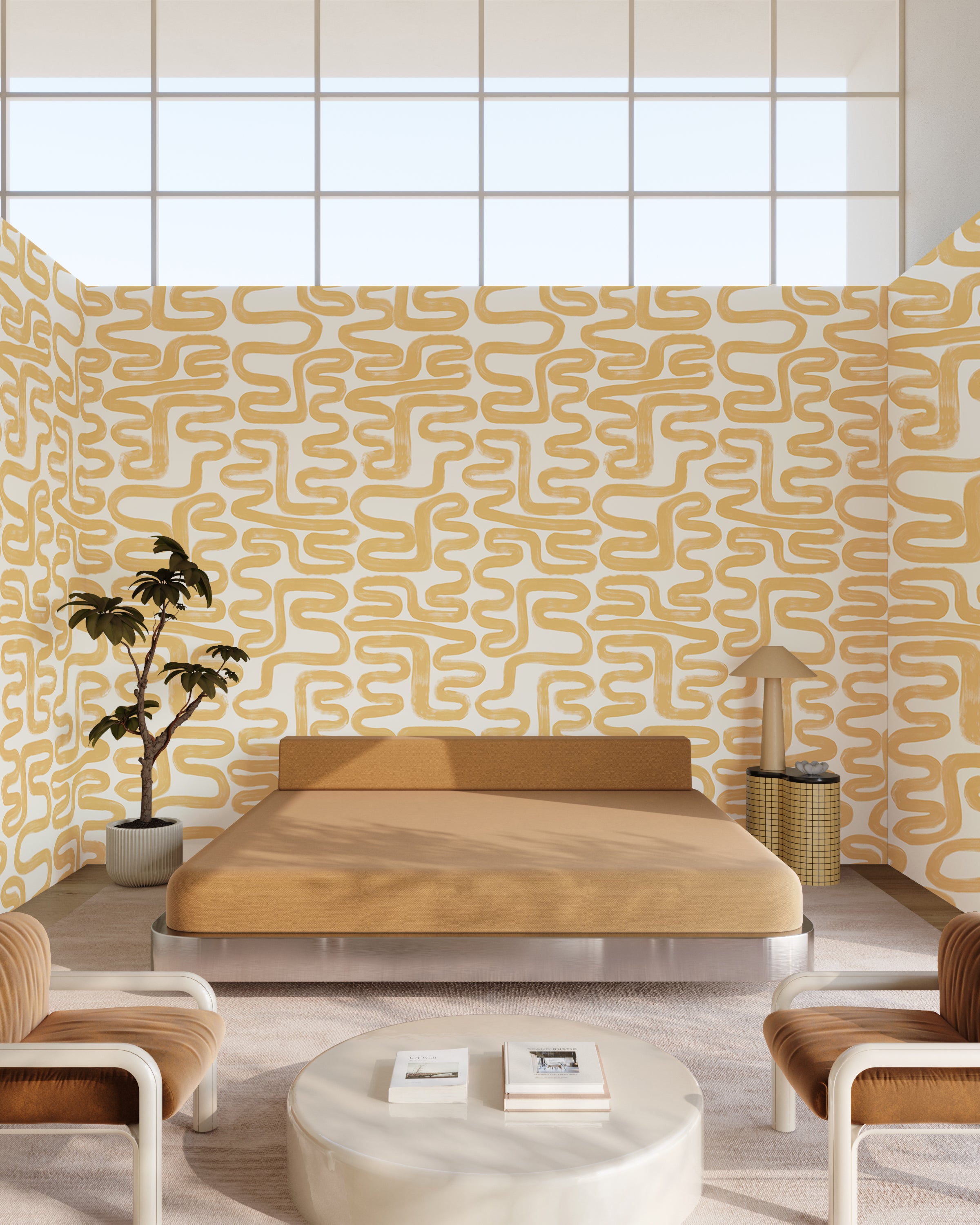 Azteca© Wallpaper in Husk