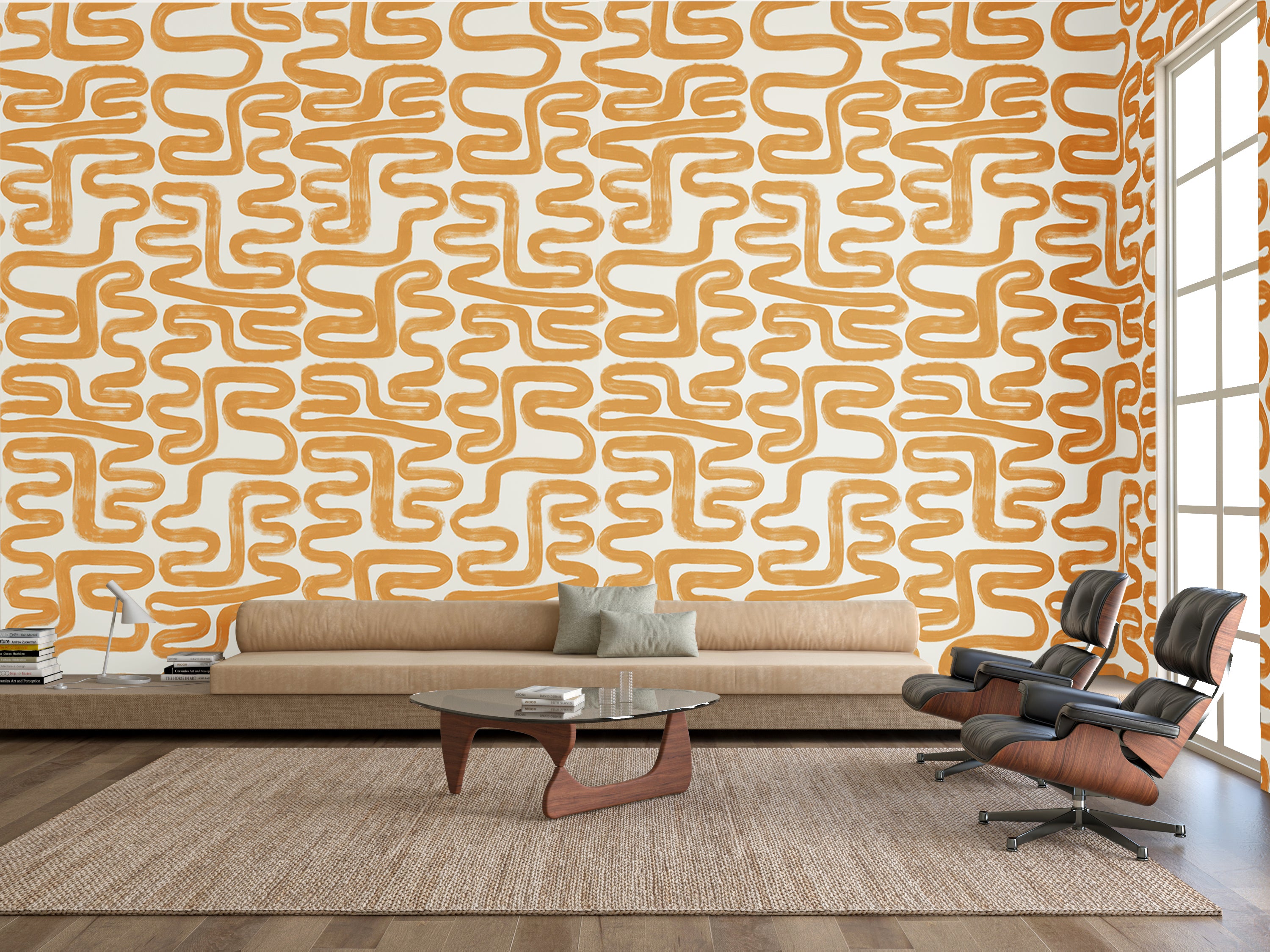 Azteca© Wallpaper in Husk