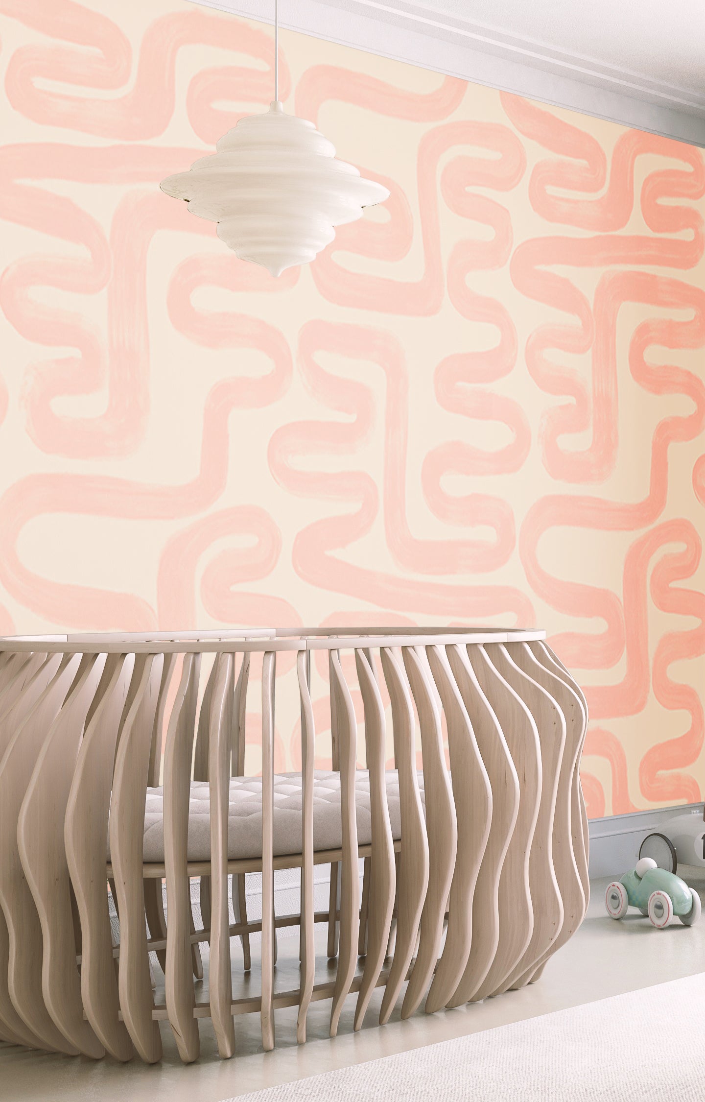 Azteca© Wallpaper in Petal