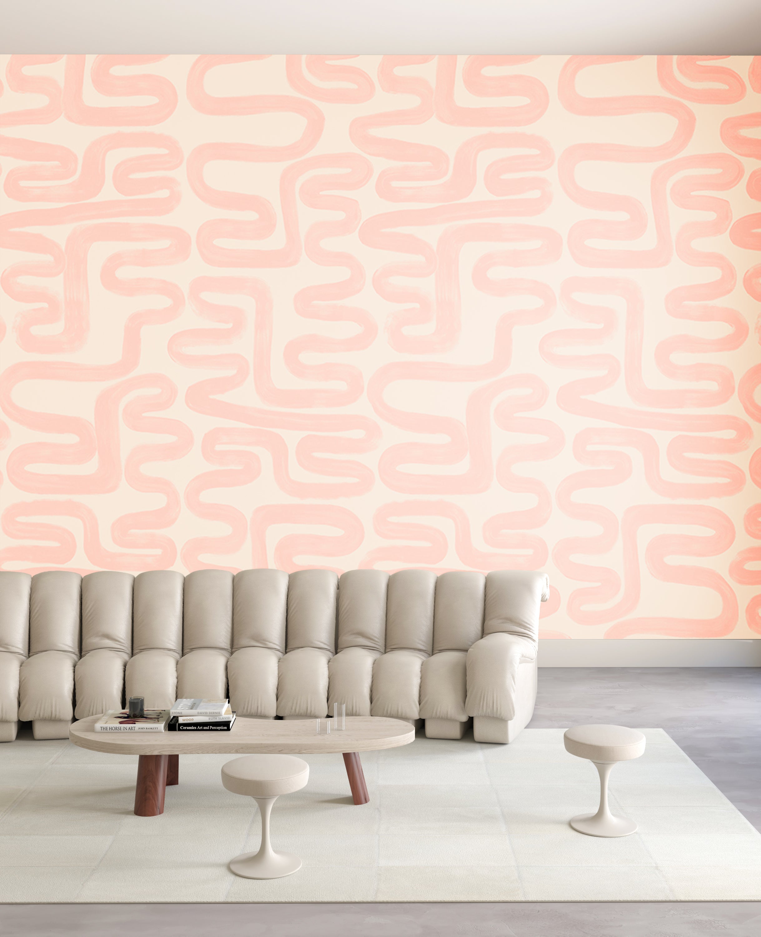 Azteca© Wallpaper in Petal