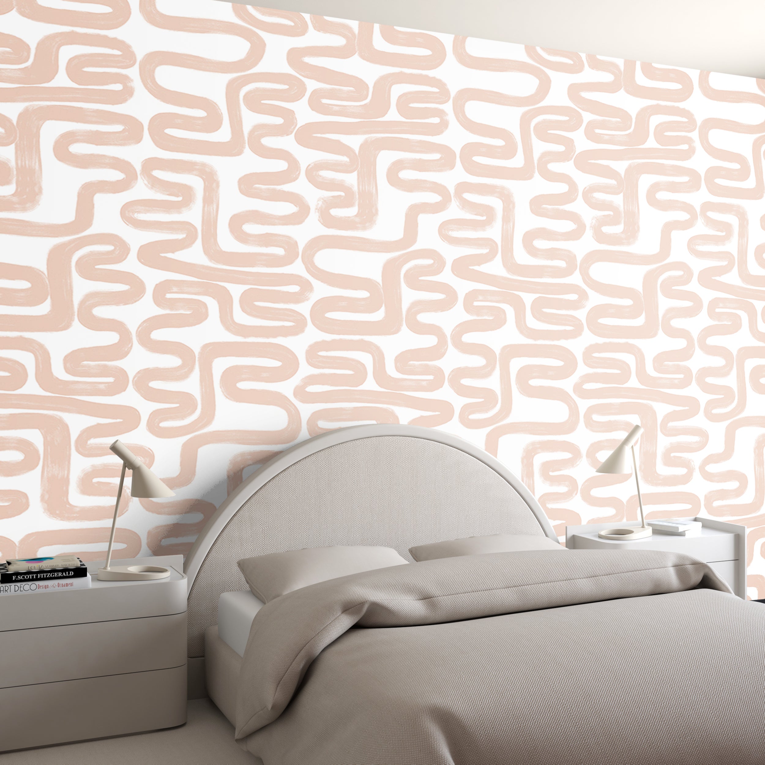 Azteca© Wallpaper in Pink