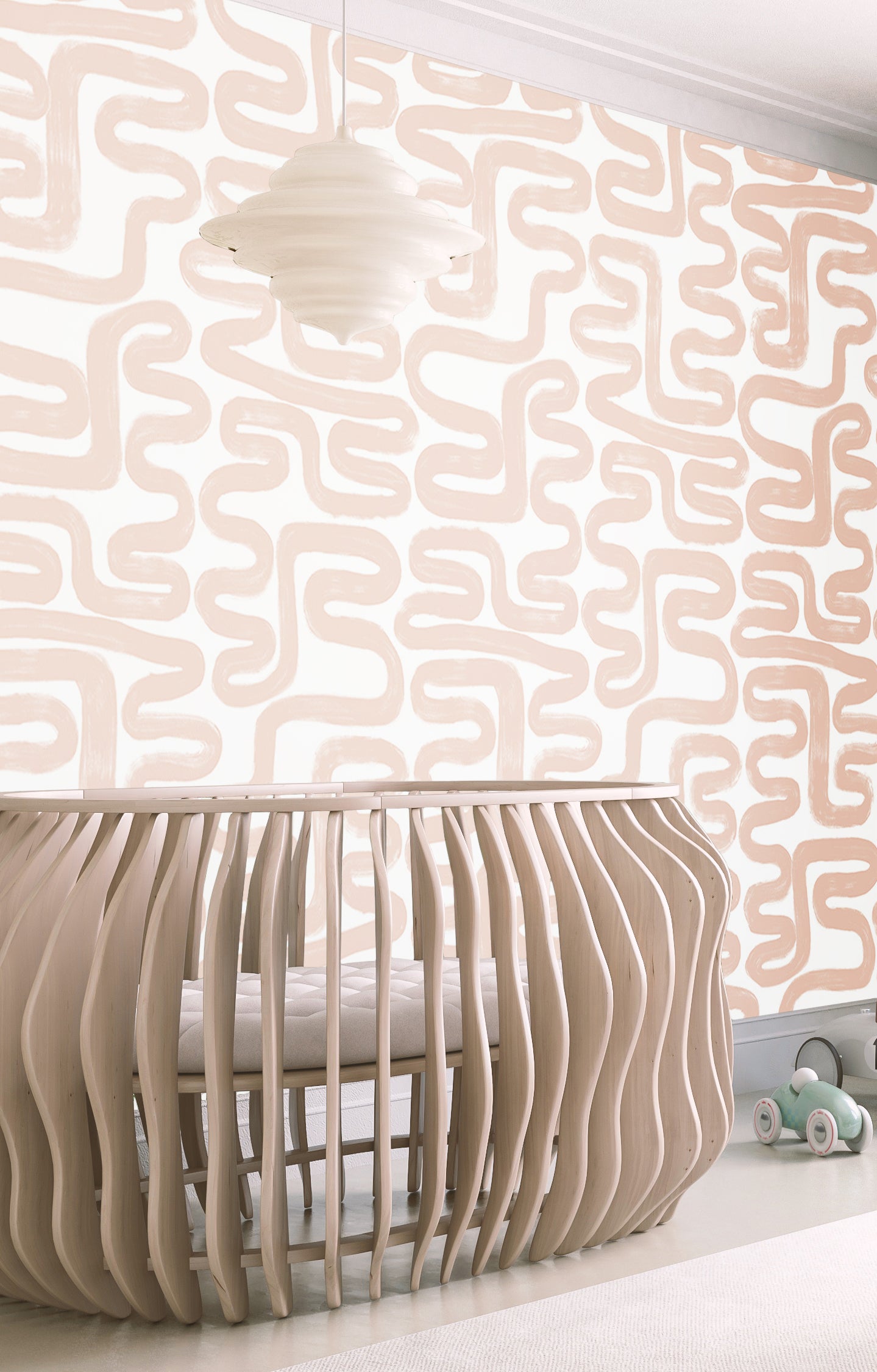 Azteca© Wallpaper in Pink