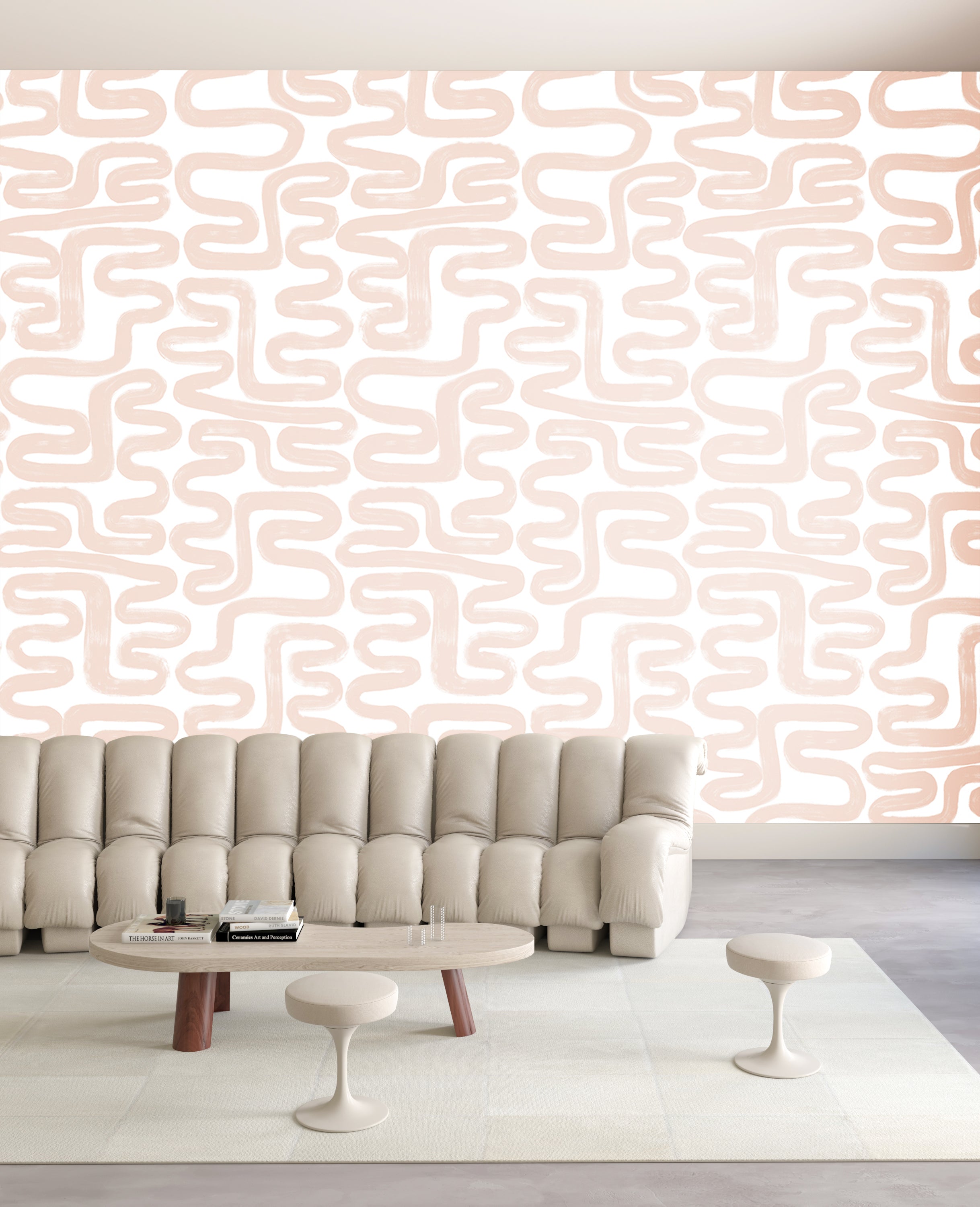 Azteca© Wallpaper in Pink