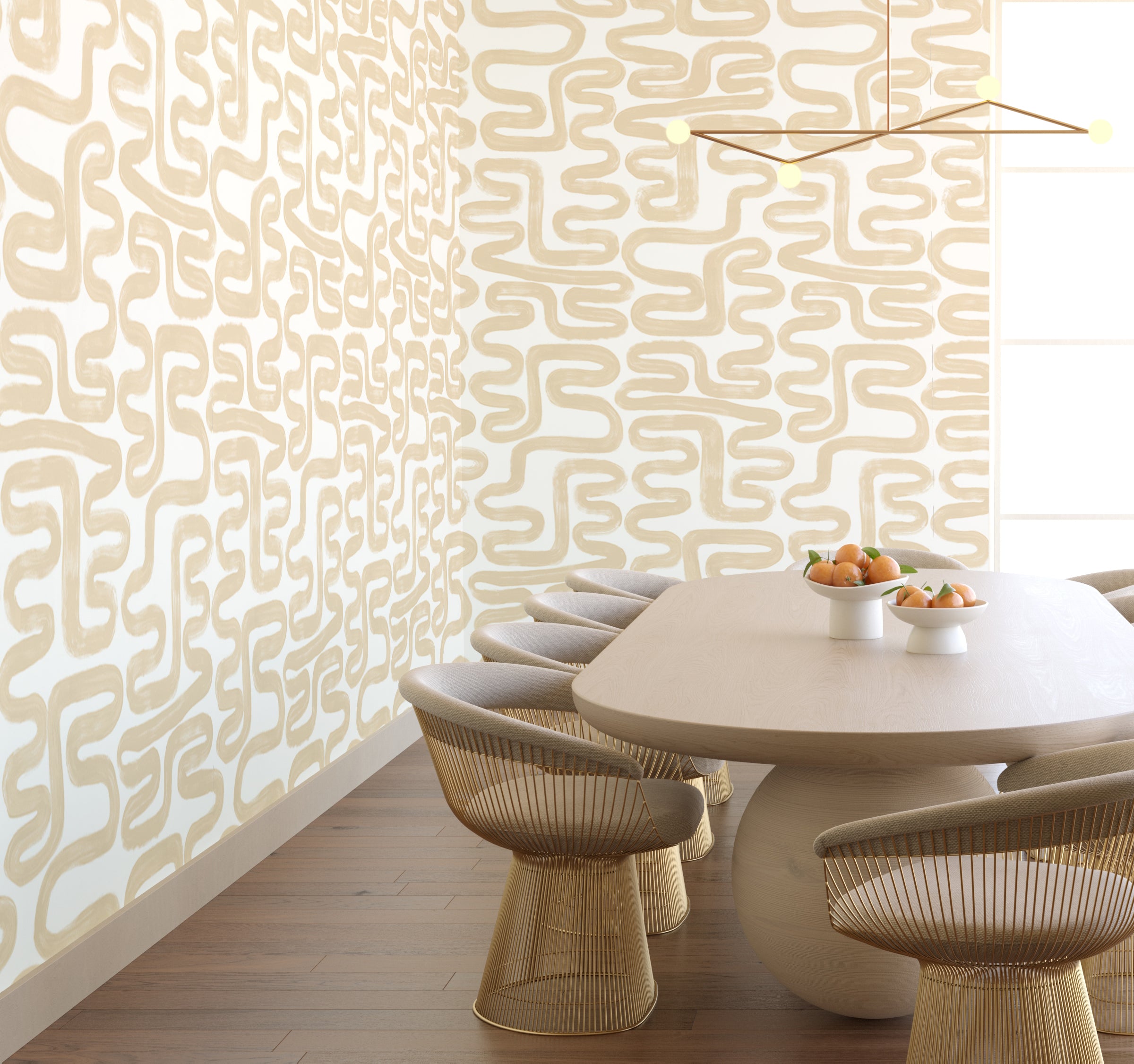 Azteca© Wallpaper in Sand