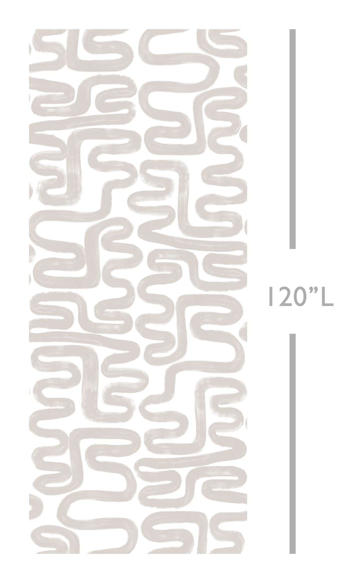 Azteca© Wallpaper in Soft Grey