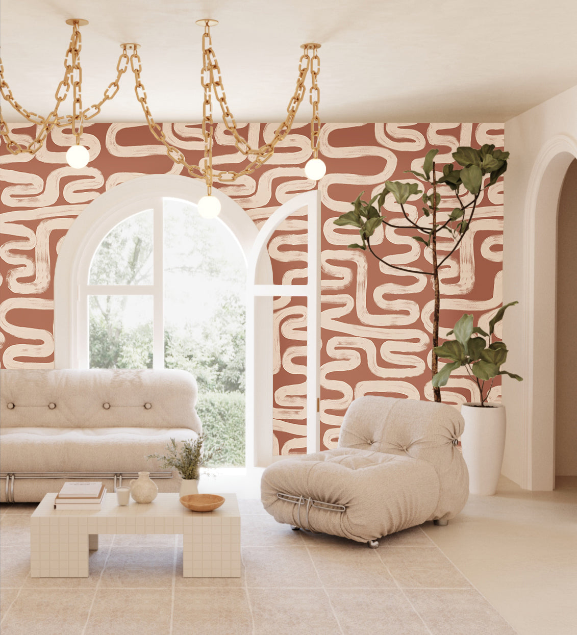 Azteca© Wallpaper in Sundance