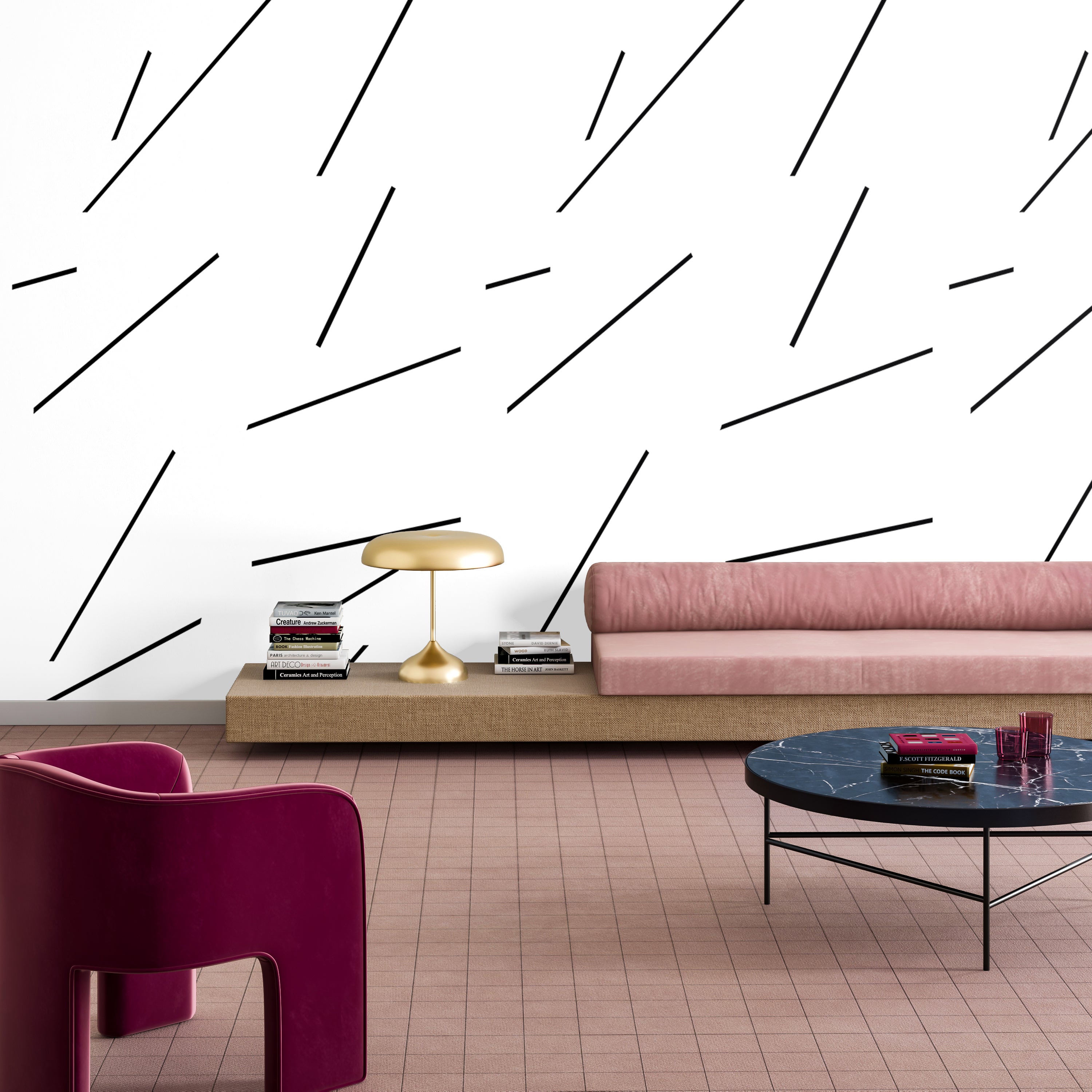 Bang Dem Sticks© Wallpaper in Black