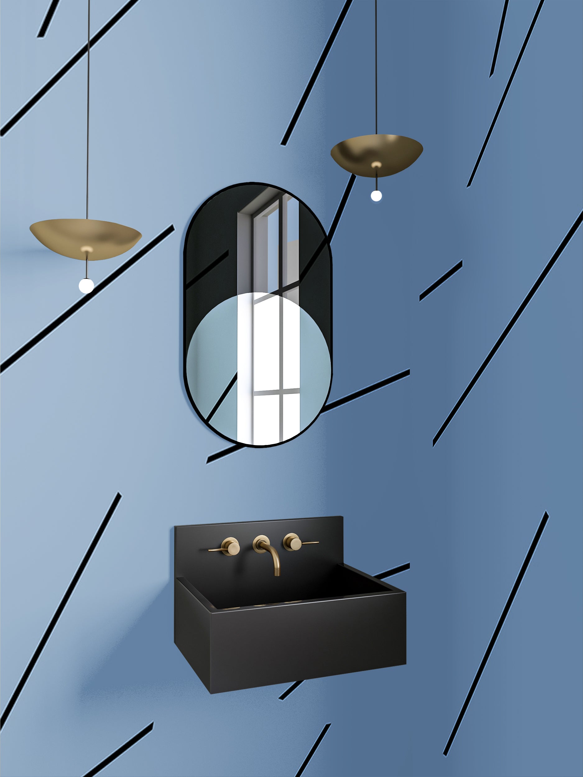 Bang Dem Sticks© Wallpaper in Blue