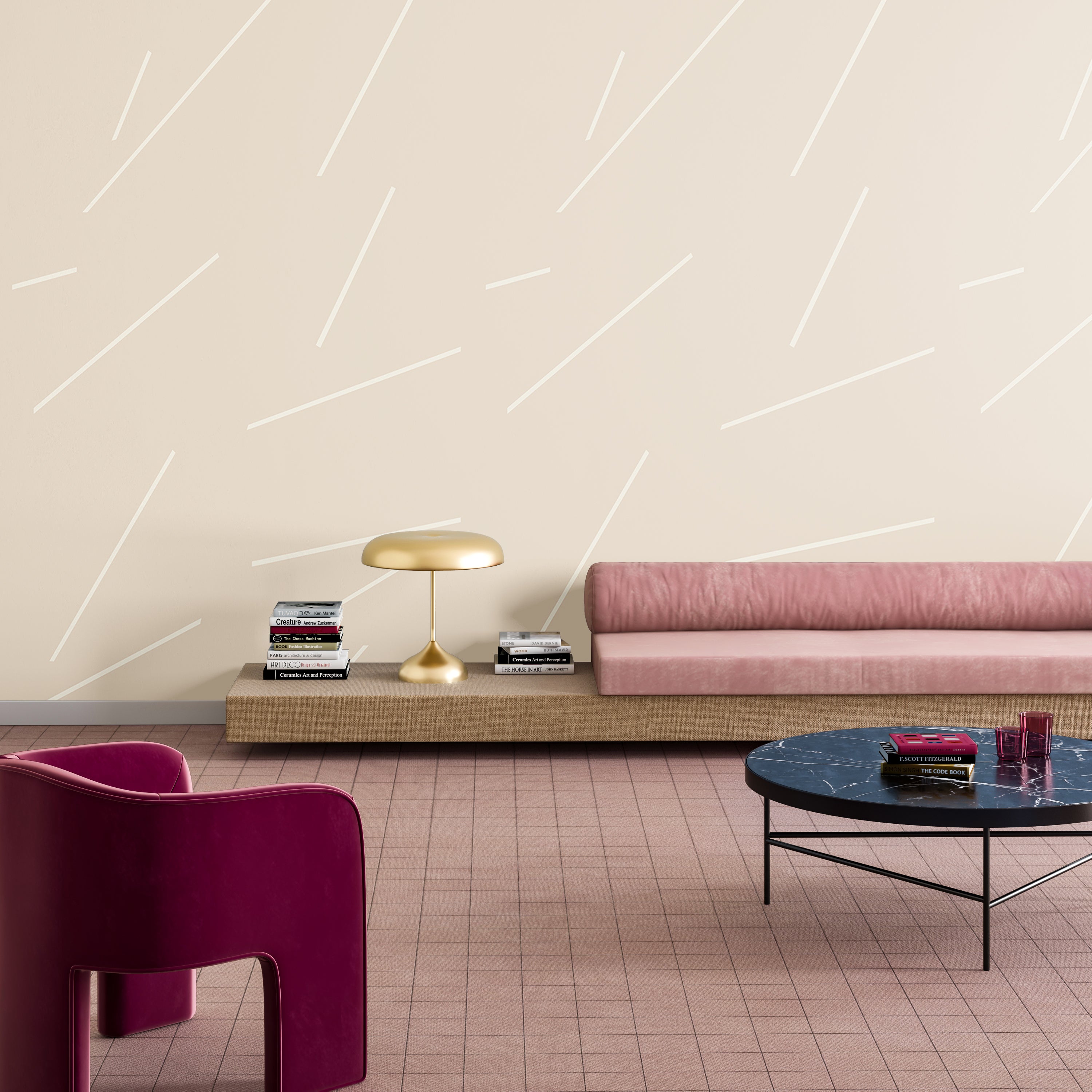 Bang Dem Sticks© Wallpaper in Bone