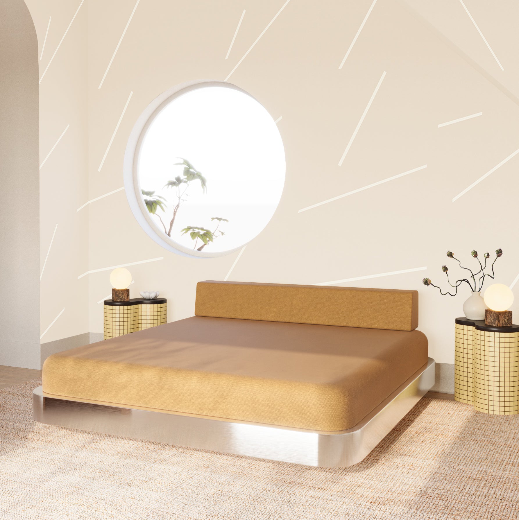 Bang Dem Sticks© Wallpaper in Bone