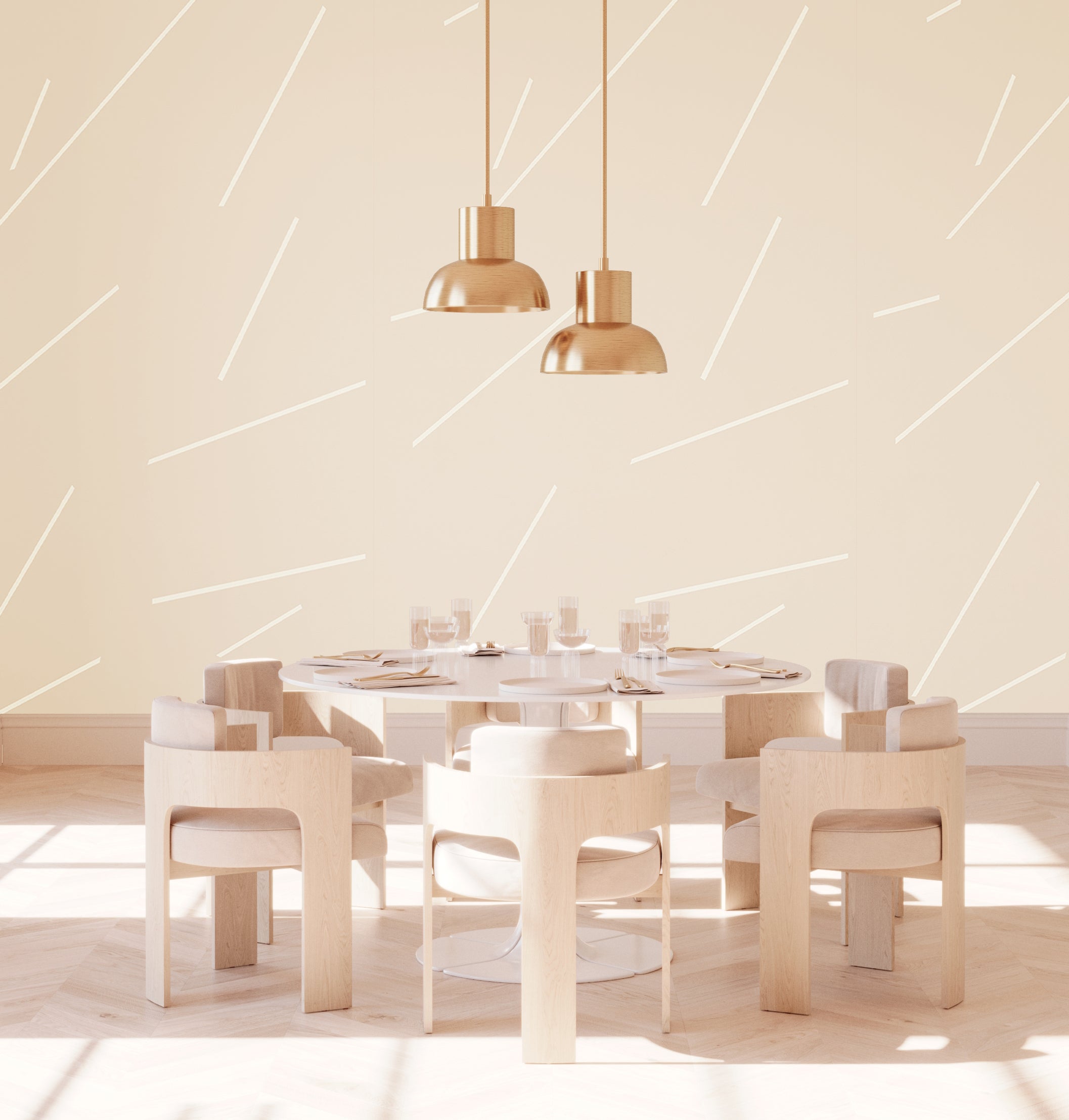 Bang Dem Sticks© Wallpaper in Bone