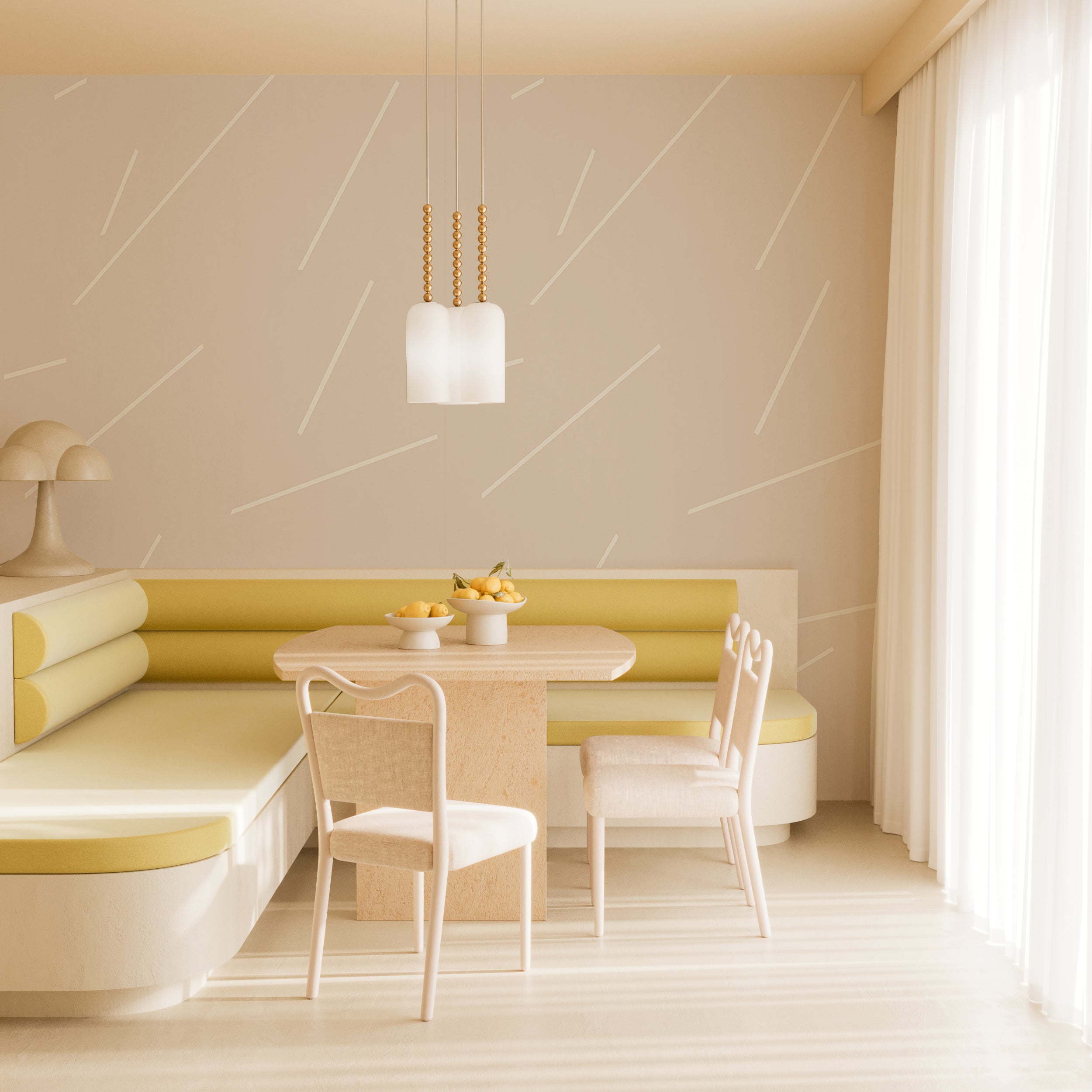 Bang Dem Sticks© Wallpaper in Bone