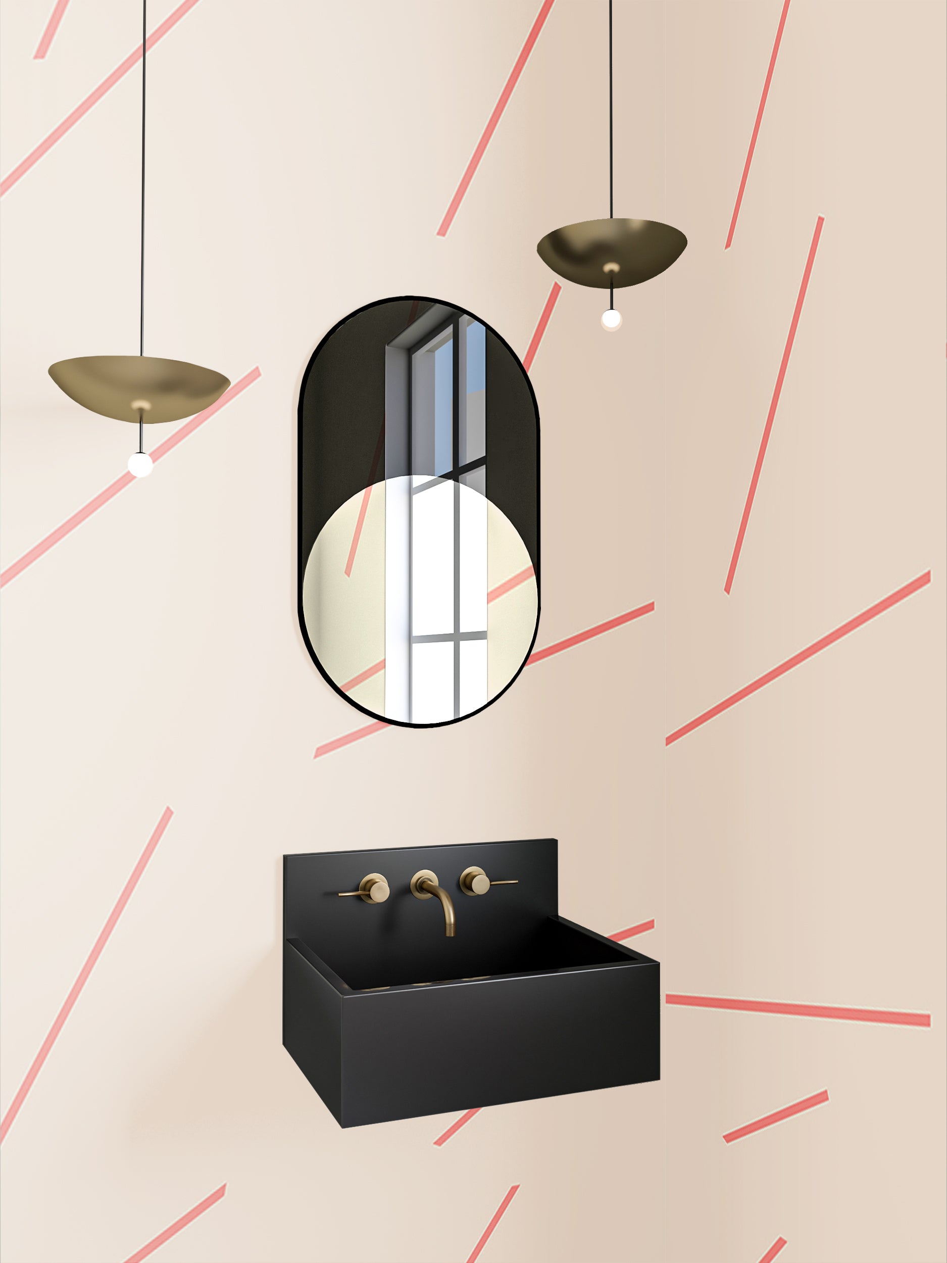 Bang Dem Sticks© Wallpaper in Bubblegum