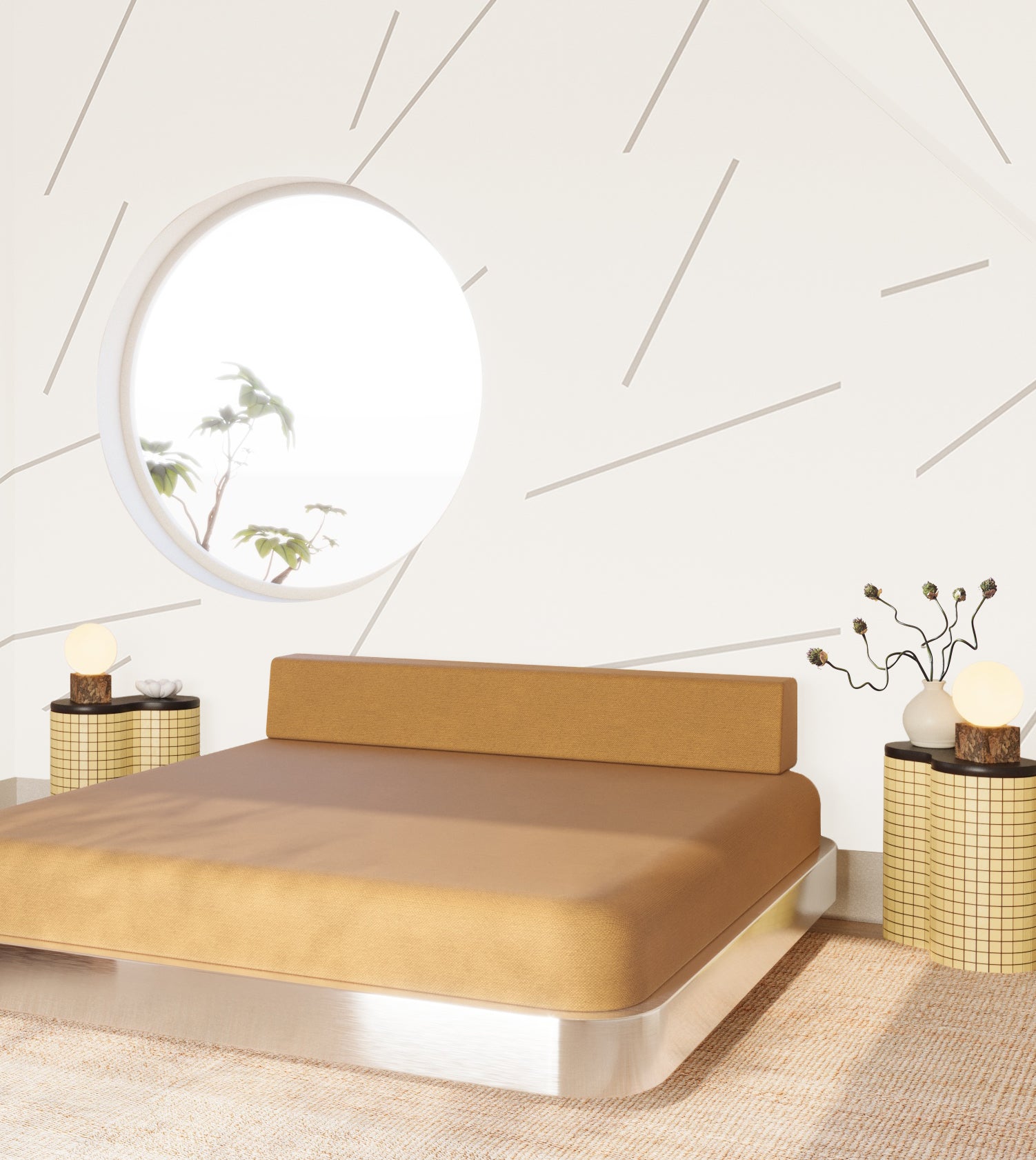 Bang Dem Sticks© Wallpaper in Cement