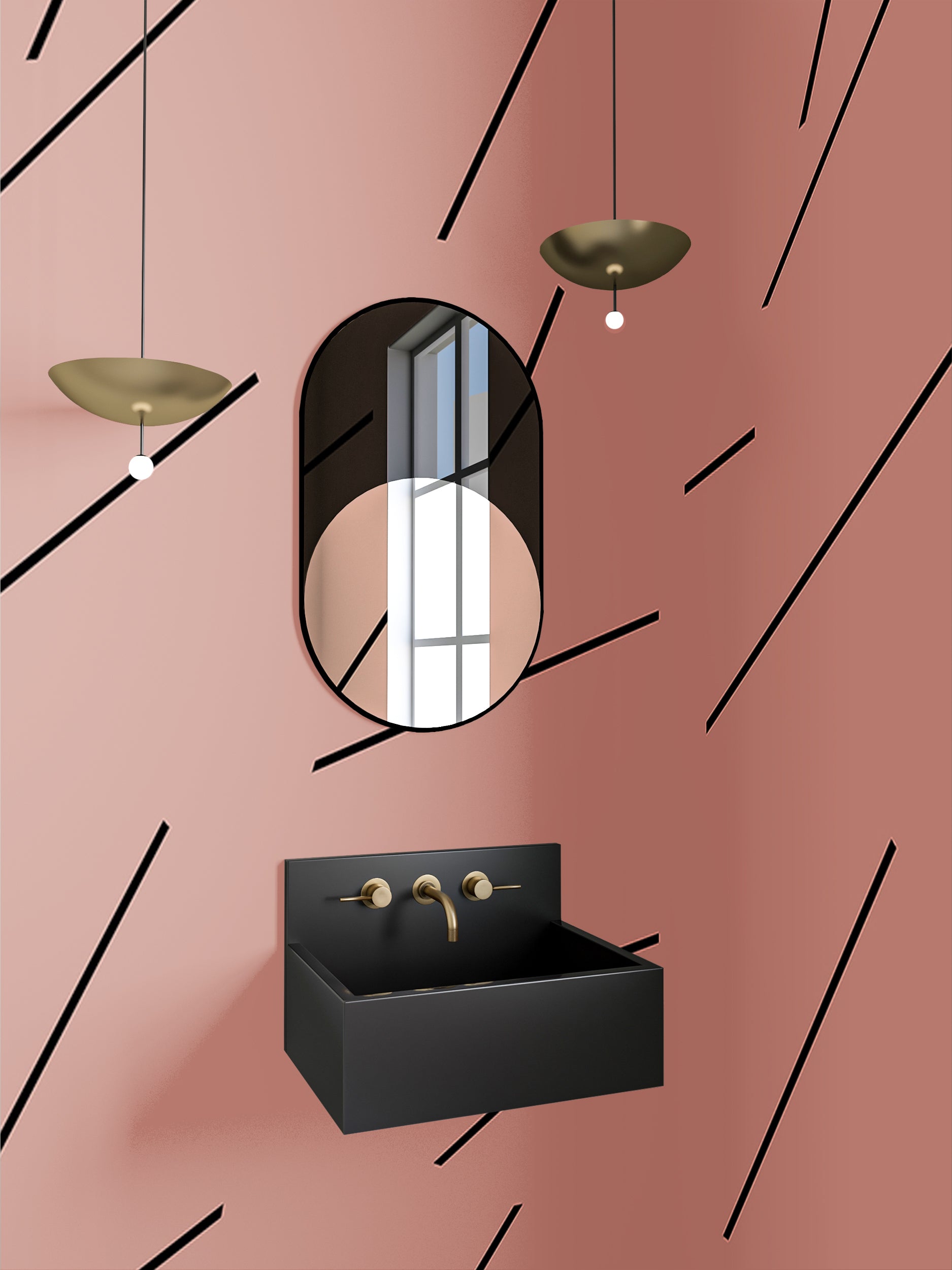 Bang Dem Sticks© Wallpaper in Mauve