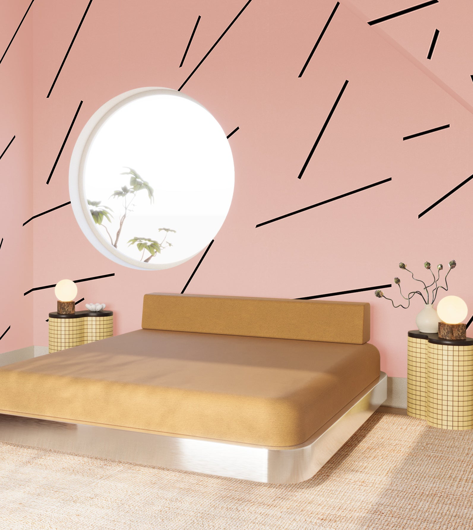 Bang Dem Sticks© Wallpaper in Mauve