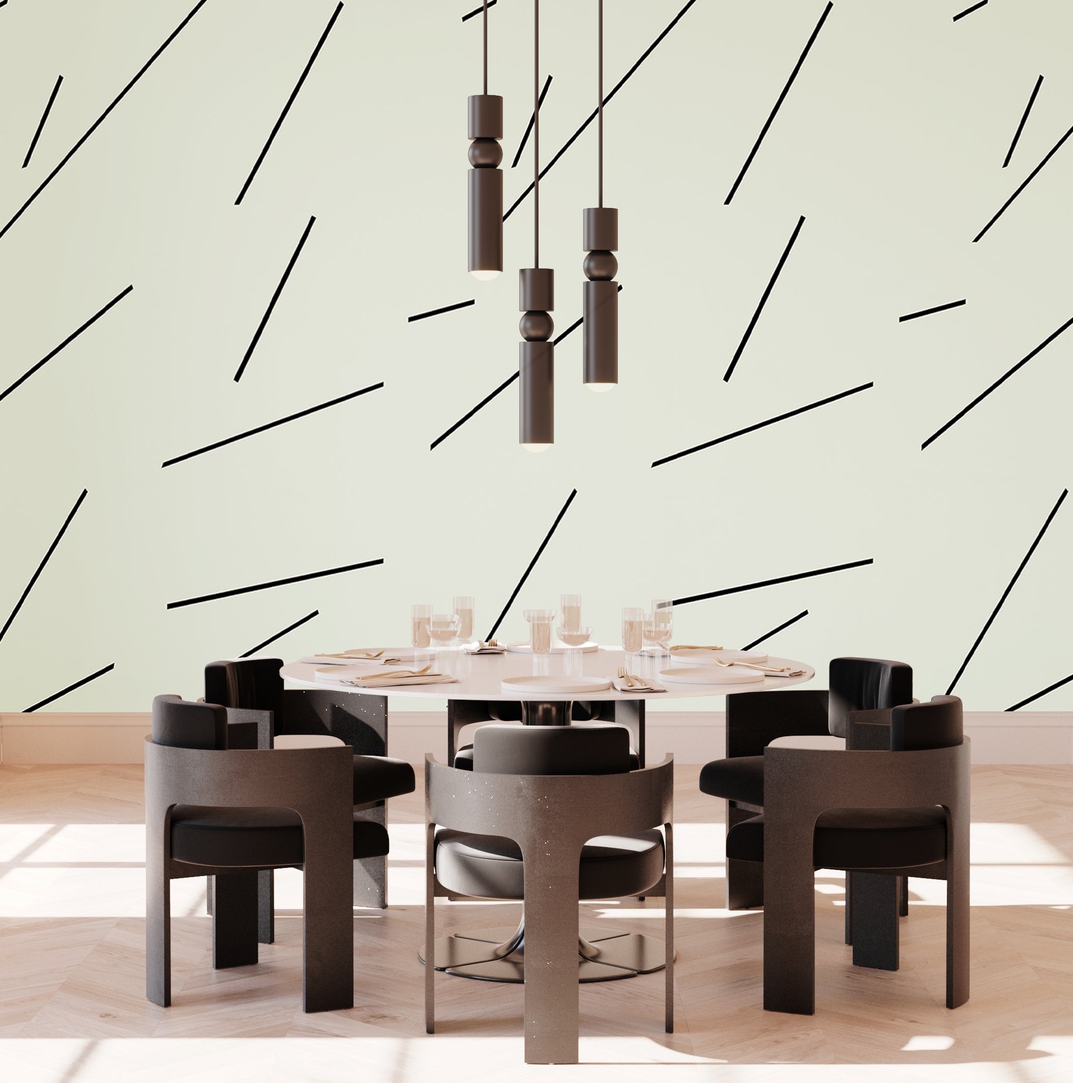 Bang Dem Sticks© Wallpaper in Mint