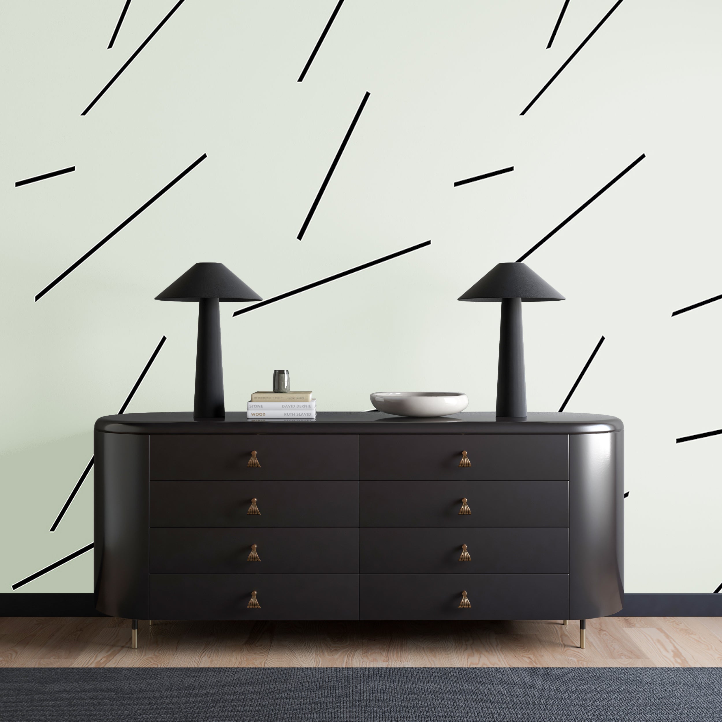 Bang Dem Sticks© Wallpaper in Mint