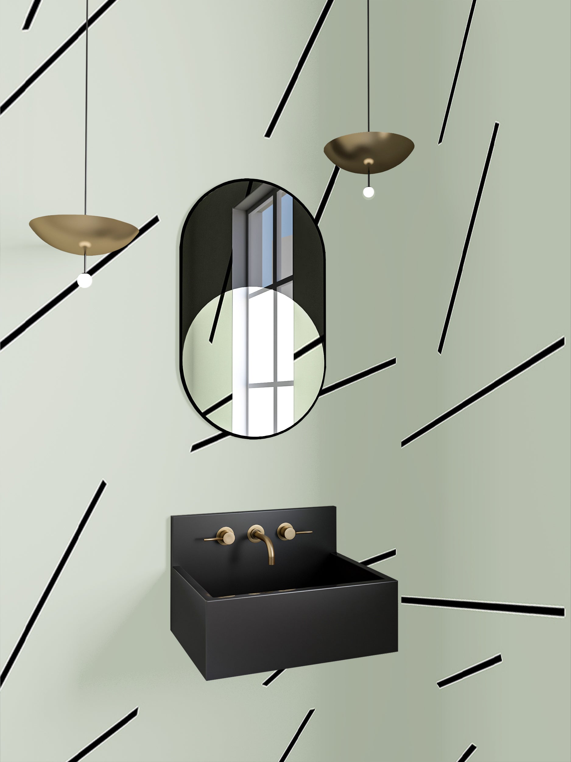 Bang Dem Sticks© Wallpaper in Mint