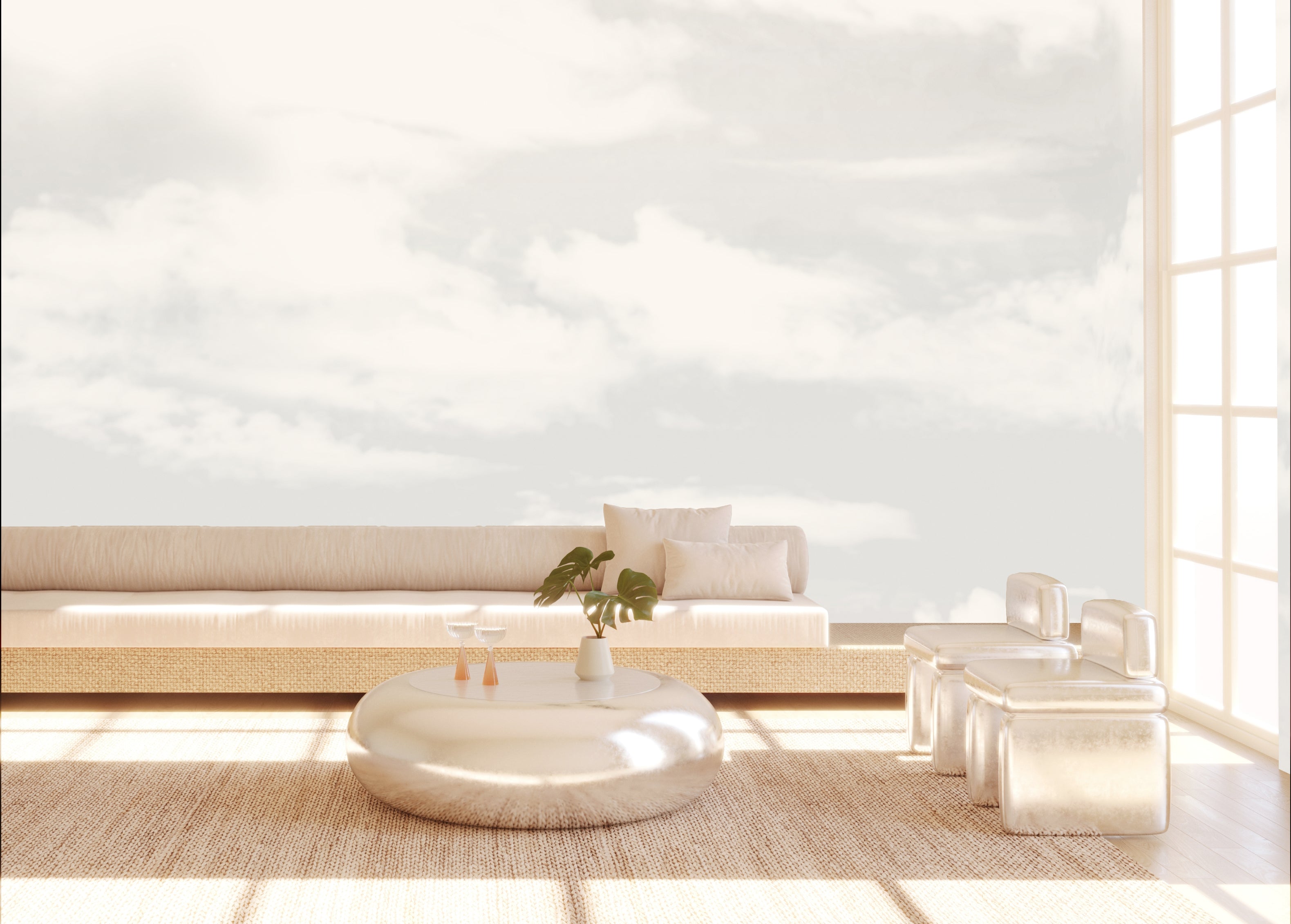 Big Sky© Mural Wallpaper in Boston