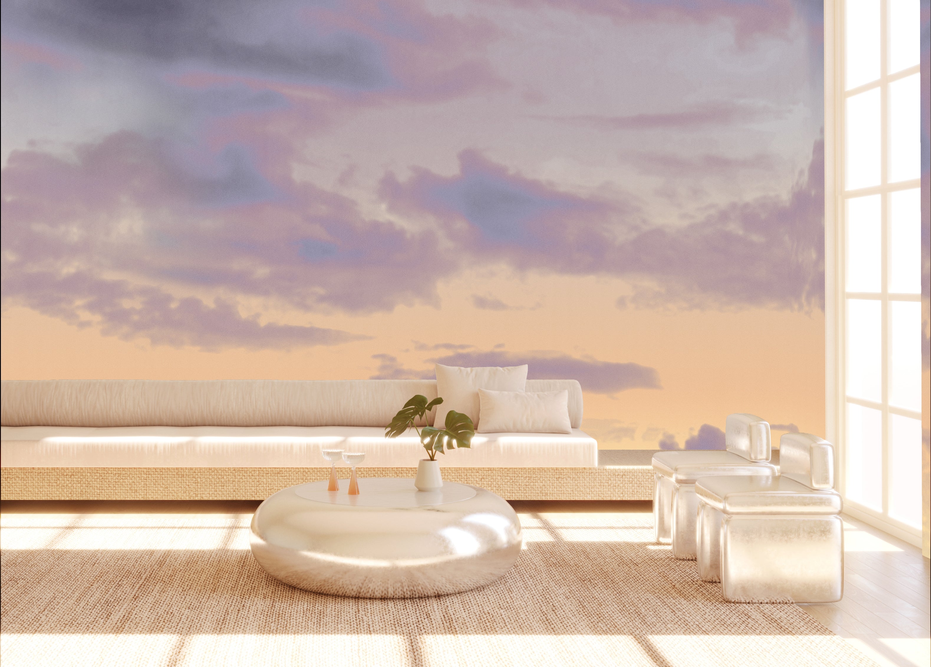 Big Sky© Mural Wallpaper in Santa Fe