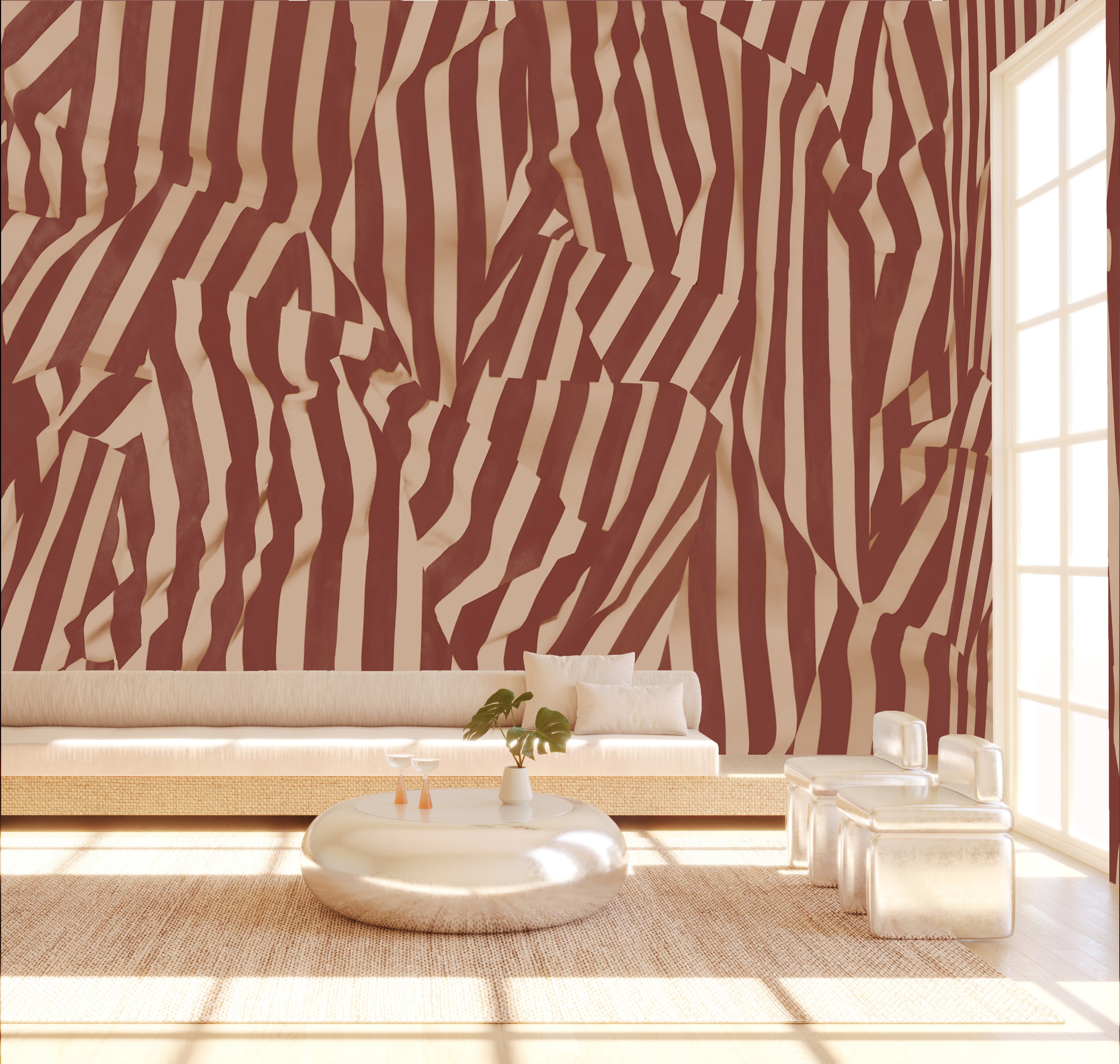 Carnival© Mural Wallpaper in Adobe