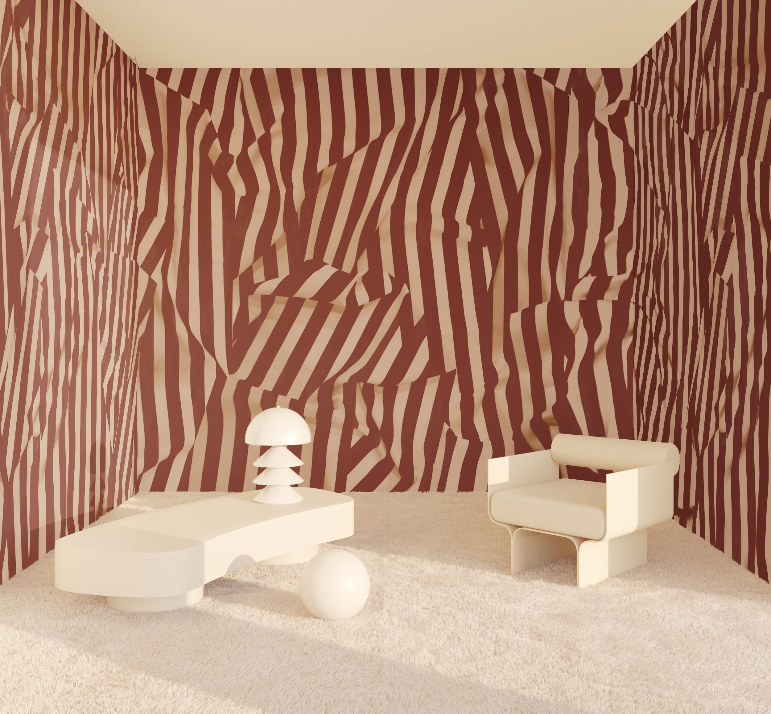 Carnival© Mural Wallpaper in Adobe