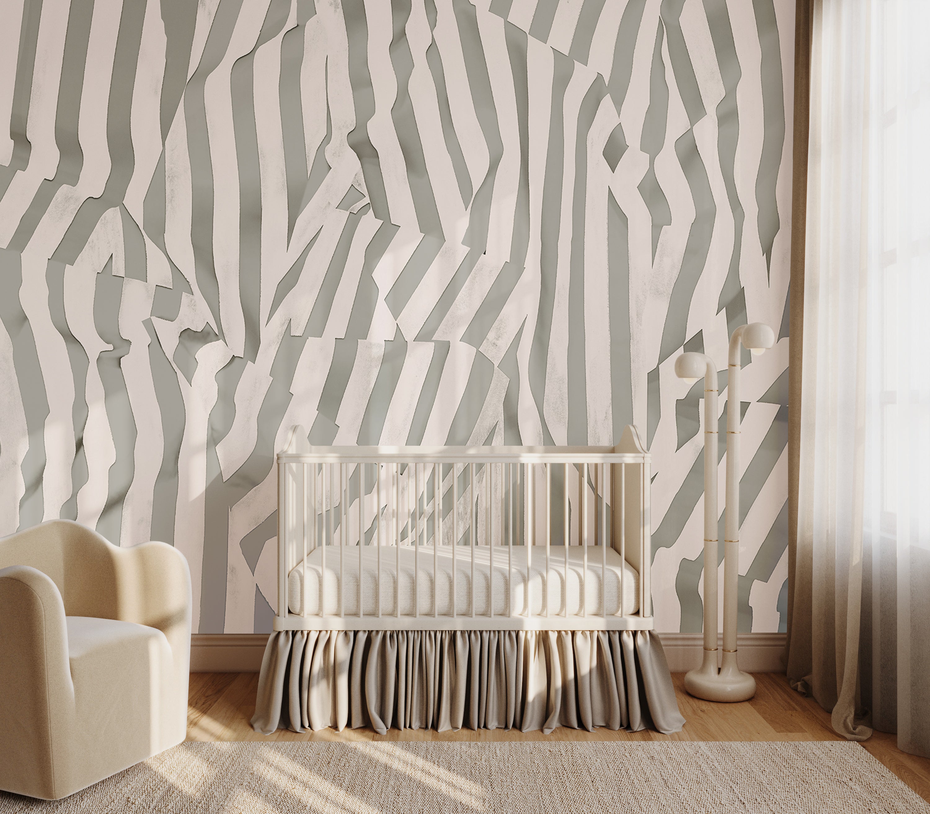 Carnival© Mural Wallpaper in cobble