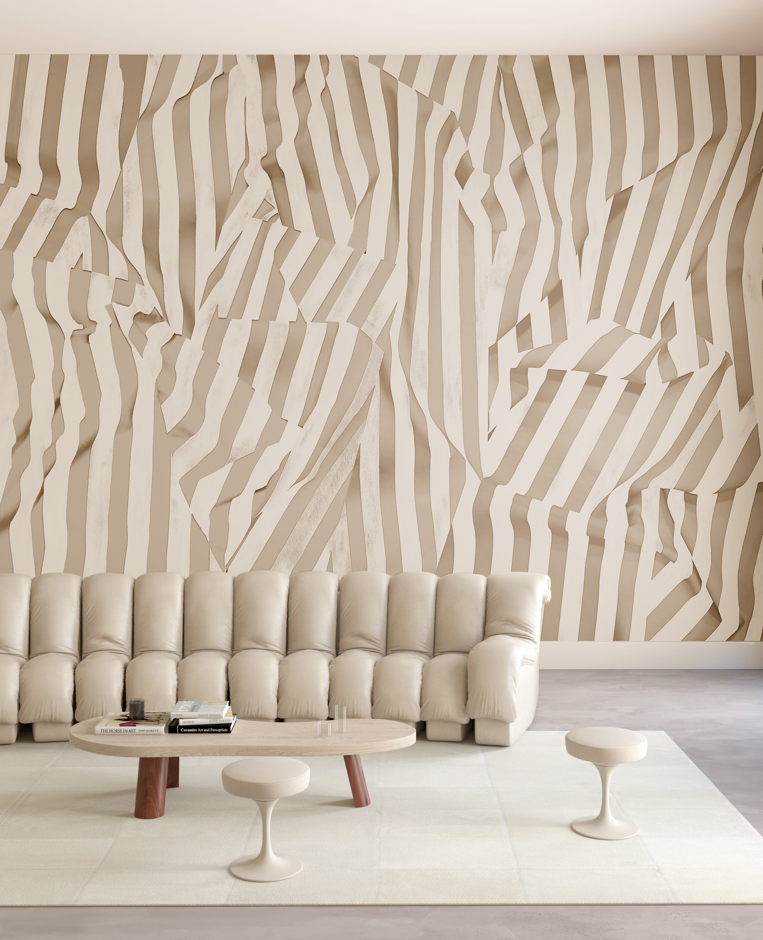 Carnival© Mural Wallpaper in fawn