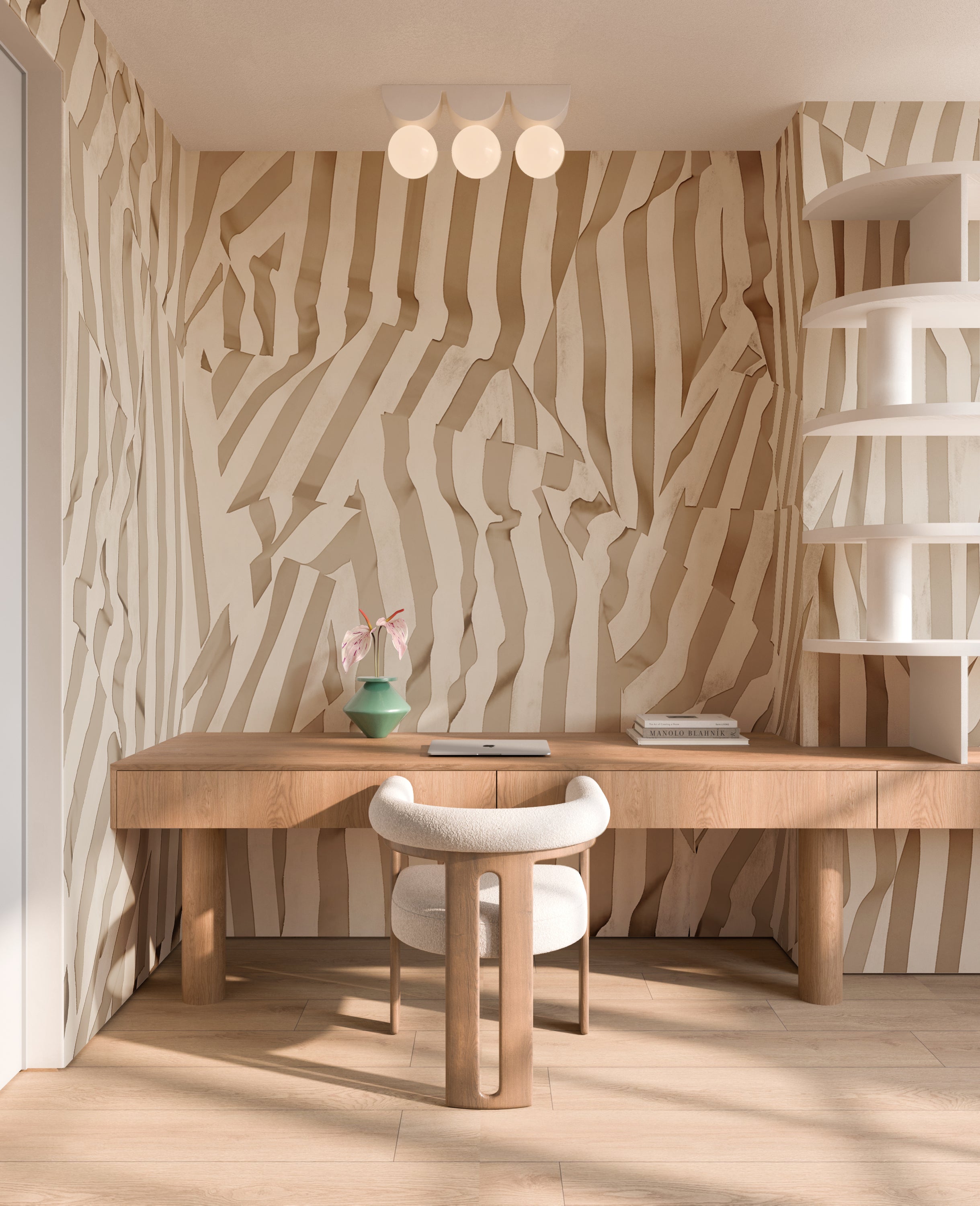 Carnival© Mural Wallpaper in fawn