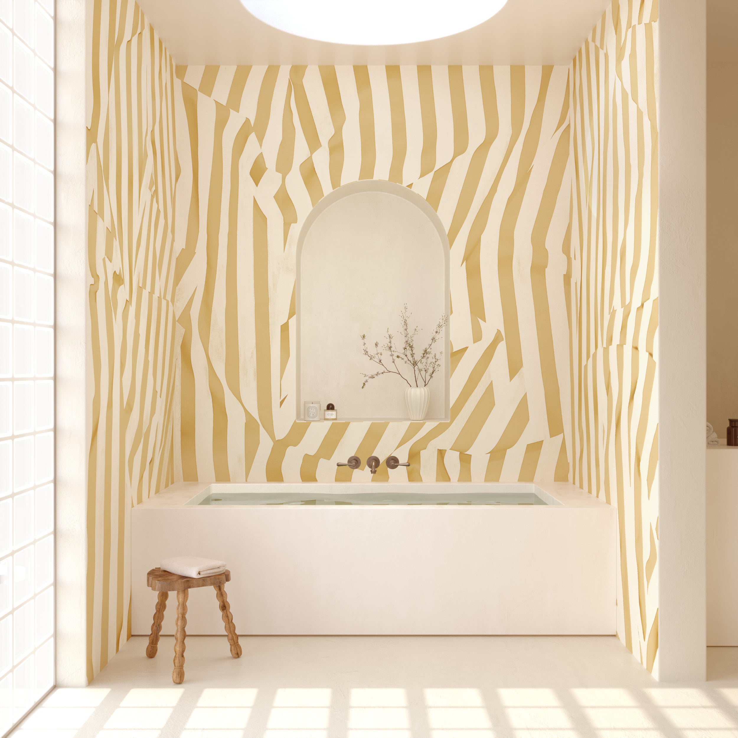 Carnival© Mural Wallpaper in pineapple