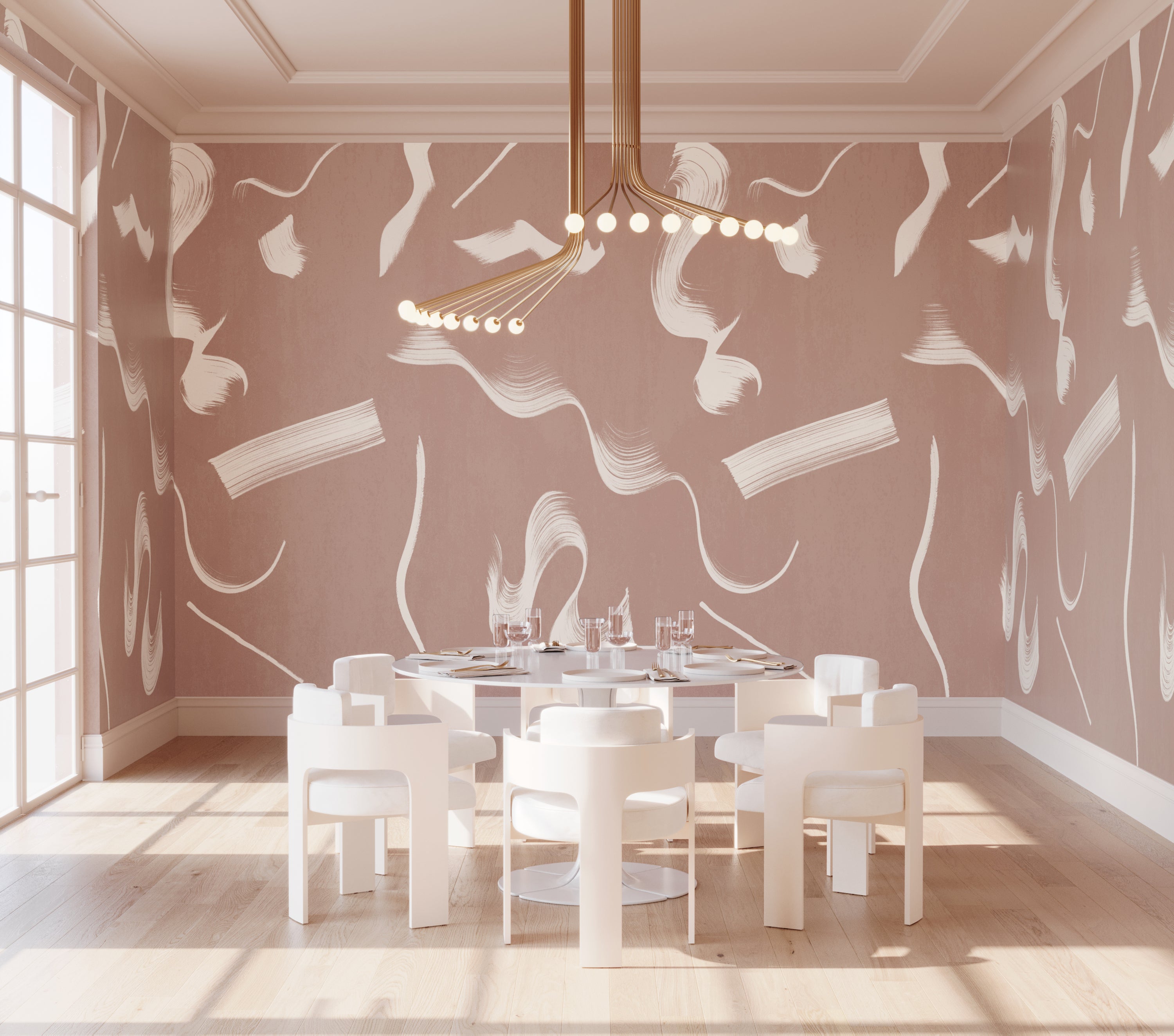 Cavatelli© Wallpaper in terracotta