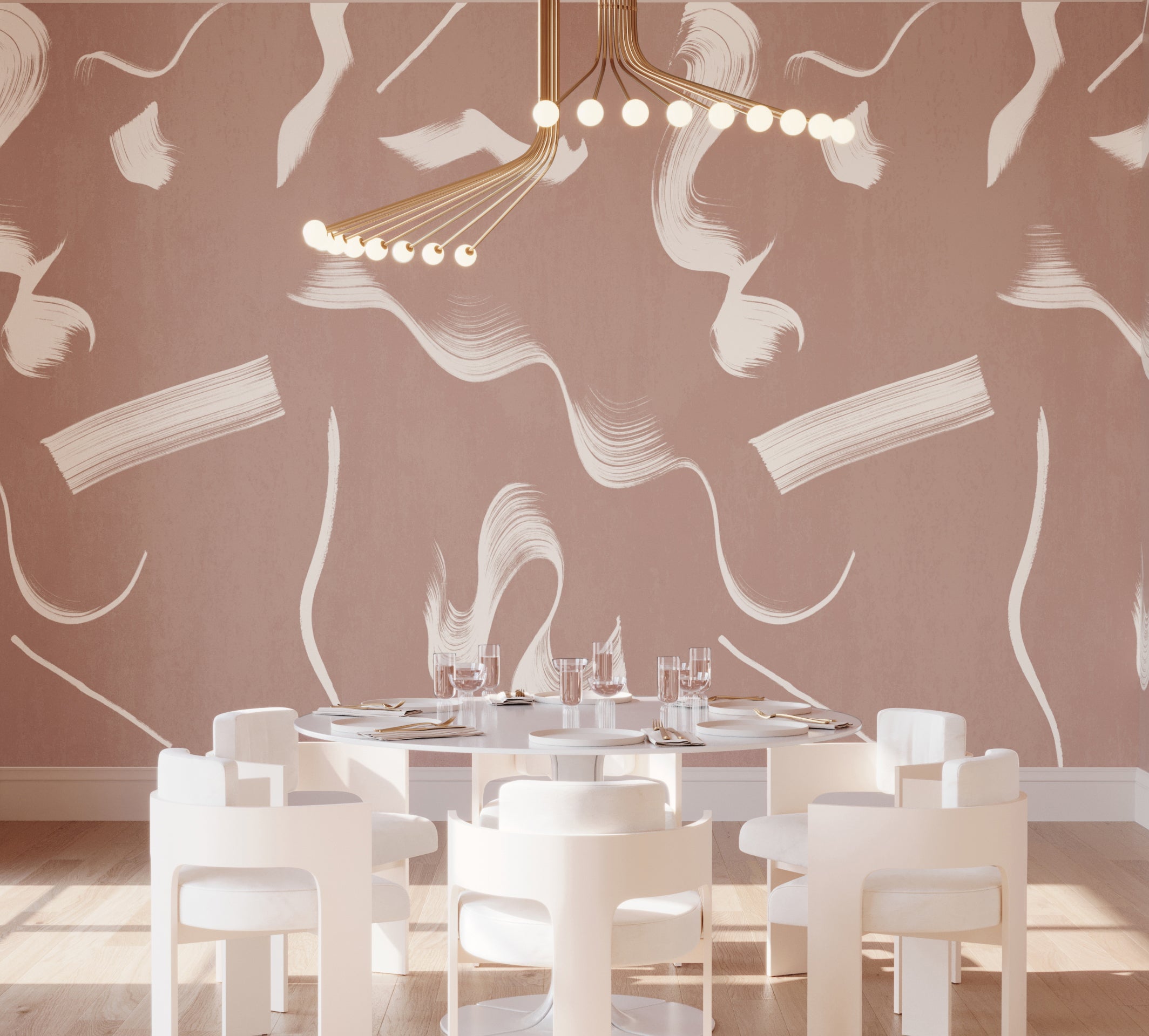 Cavatelli© Wallpaper in terracotta