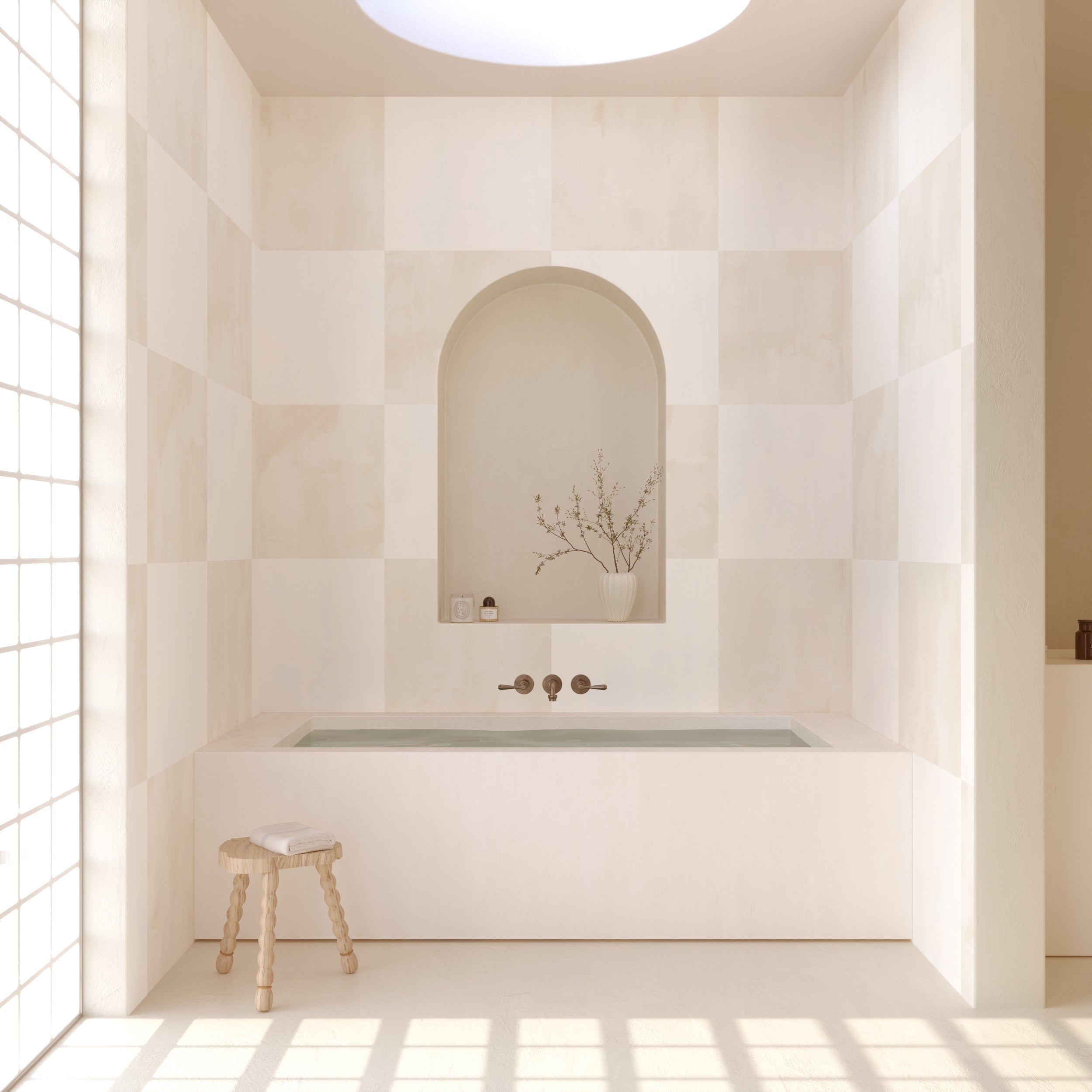 Checkmate© Wallpaper in chalk