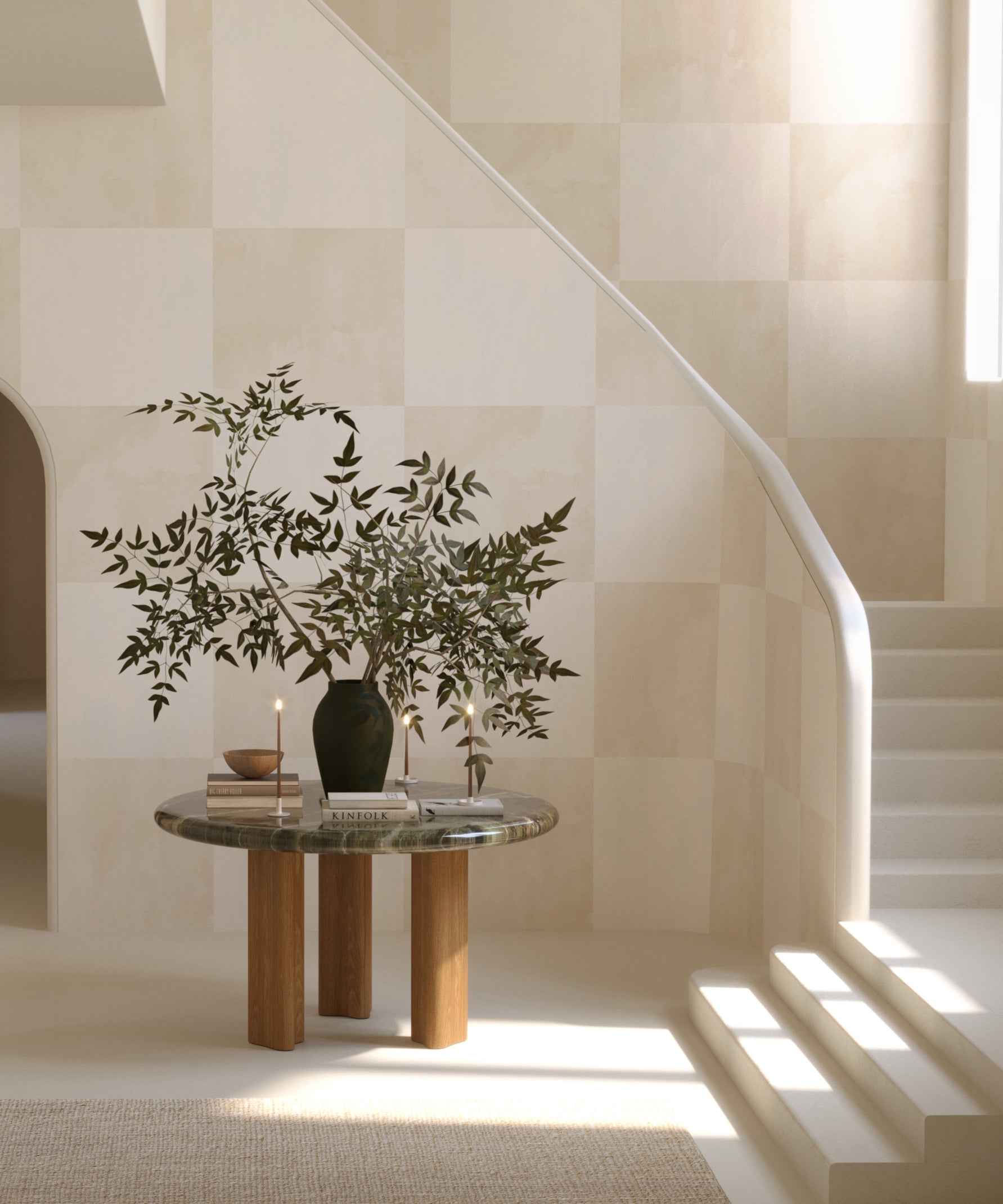 Checkmate© Wallpaper in chalk