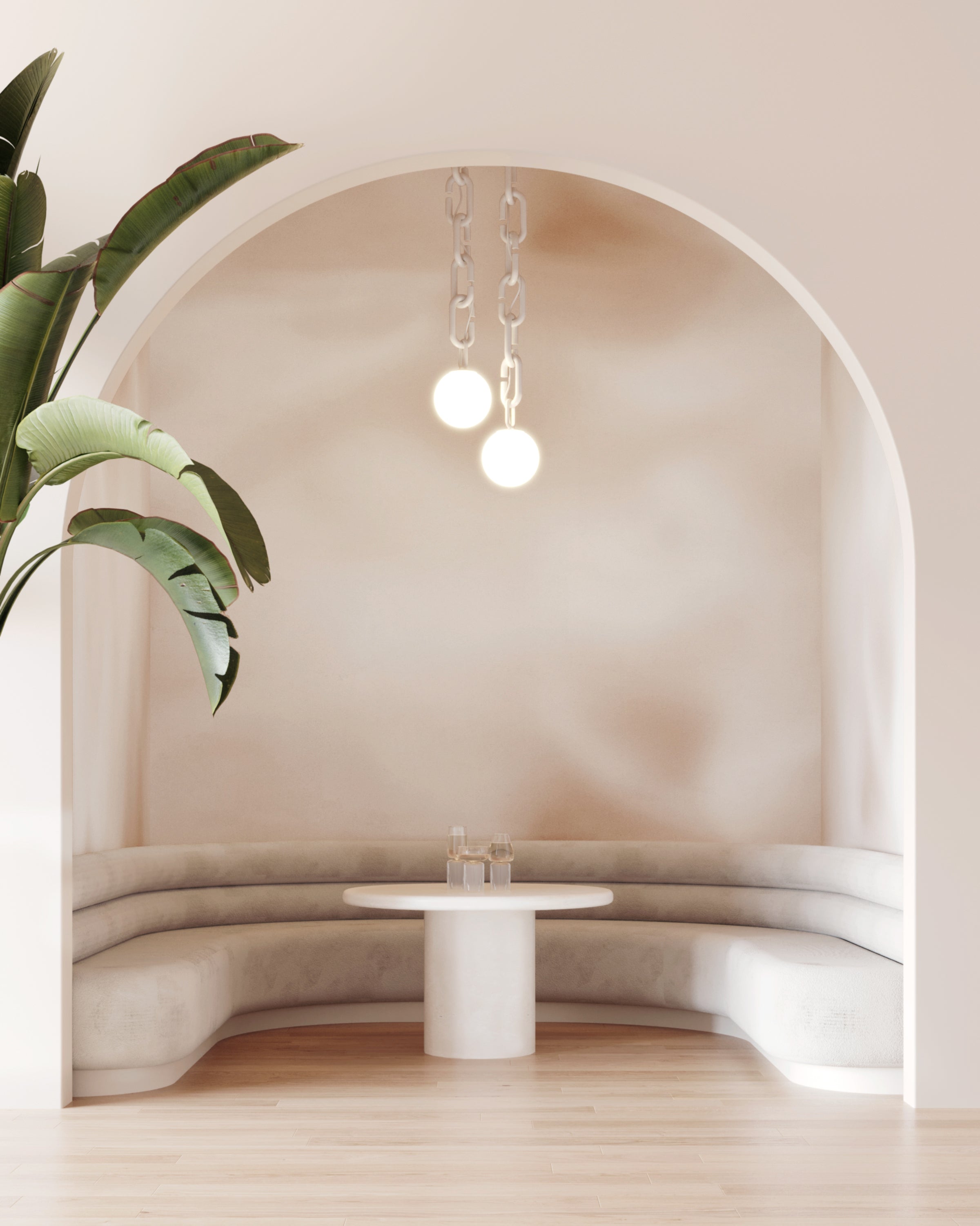 Encore© Mural Wallpaper in Sand Dollar