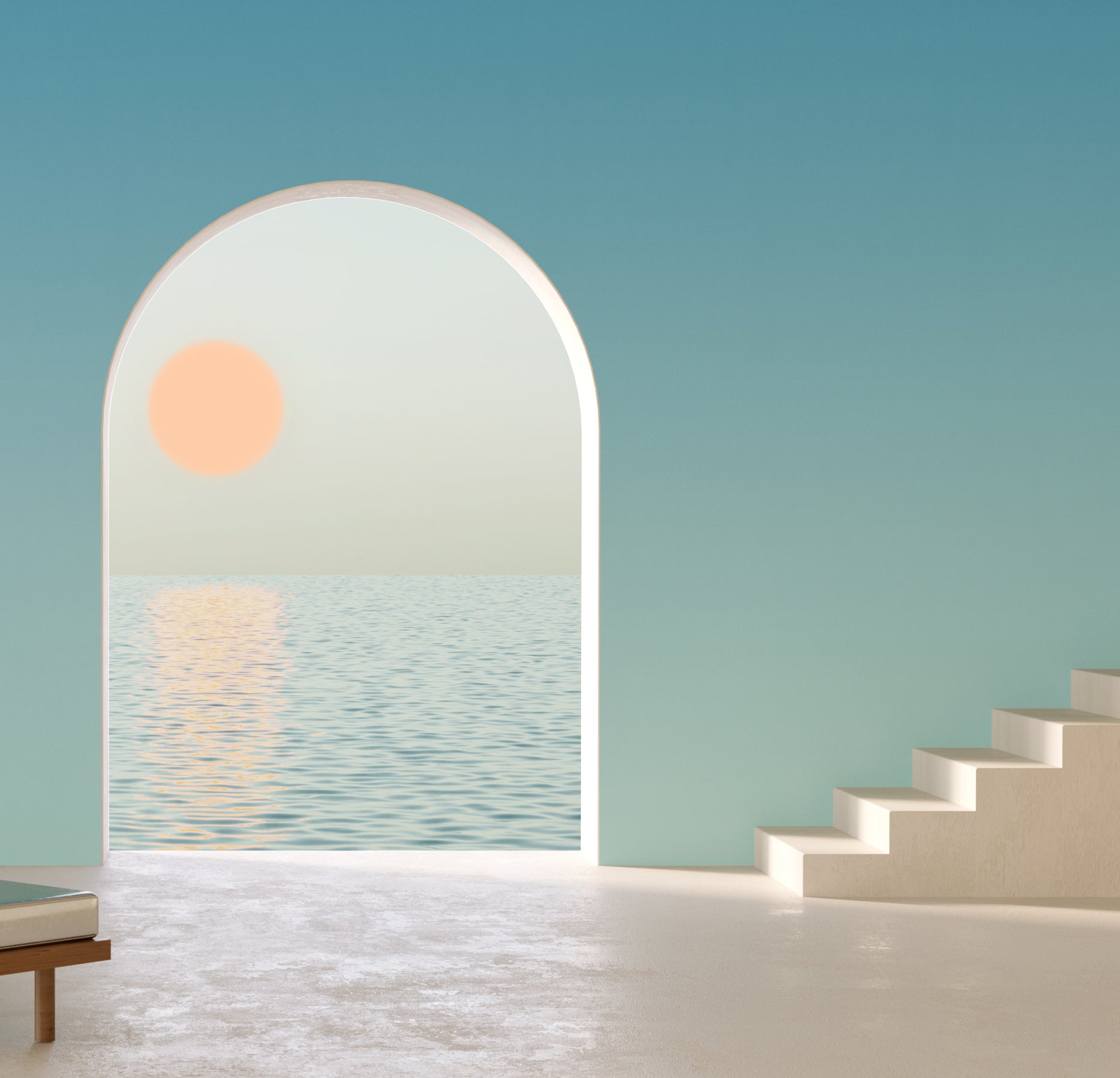 Evaporate© Wallpaper in Pool