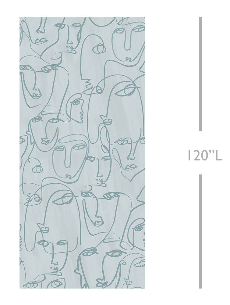 Femme© Wallpaper in Chalk Blue