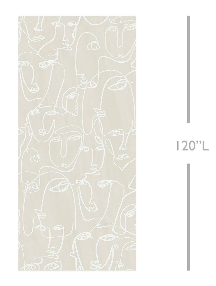 Femme© Wallpaper in Cremé